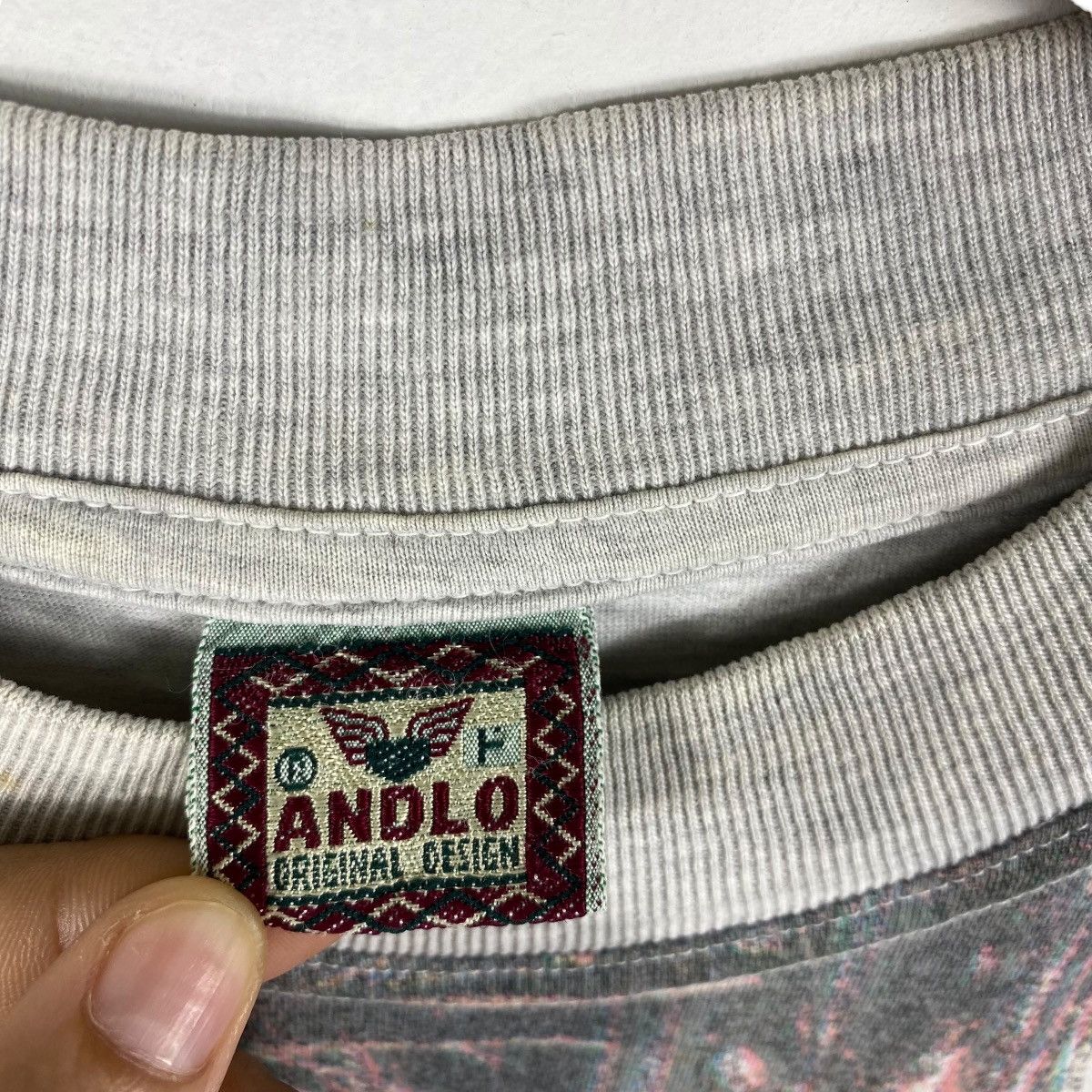 Vintage Vintage 90's ANDLO ORIGINAL DESIGN Full Print Graphic Tee Size US XL / EU 56 / 4 - 6 Thumbnail