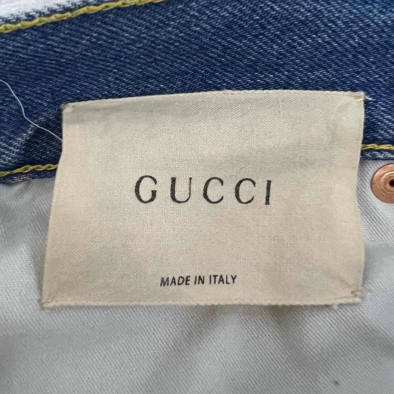 Gucci Gucci Blue stitched jeans 2501-Nextarrow Size US 30 / EU 46 - 3 Thumbnail