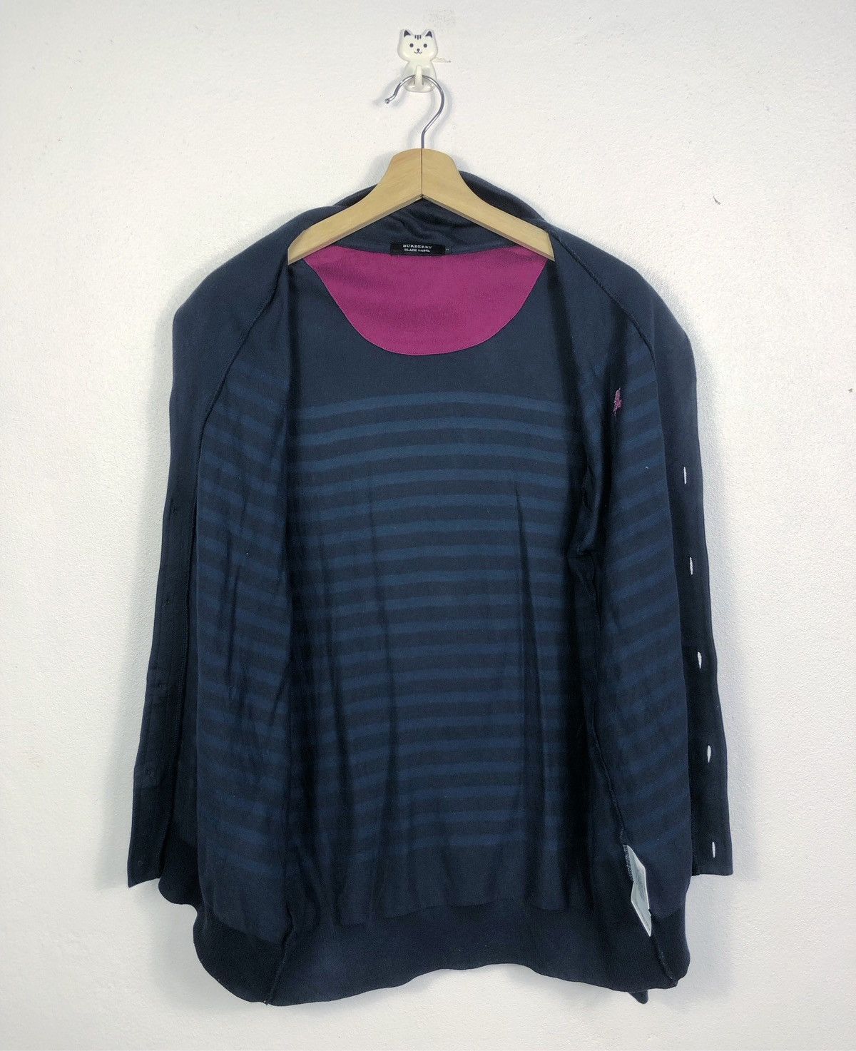 Burberry Rare Burberry Black Label Cardigan Sweater Size US M / EU 48-50 / 2 - 8 Thumbnail