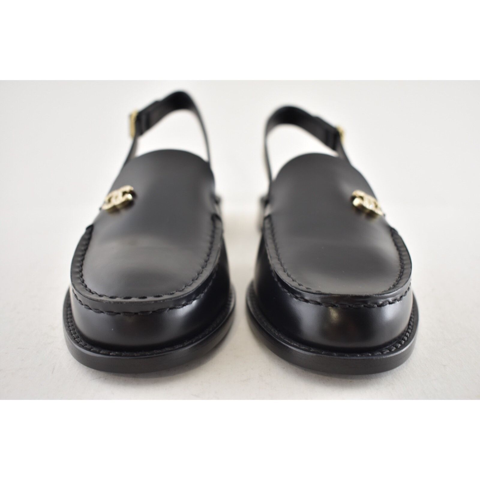 Chanel Chanel REV Black Leather CC Crystal Logo Coco Sling Size US 9.5 / IT 39.5 - 11 Thumbnail