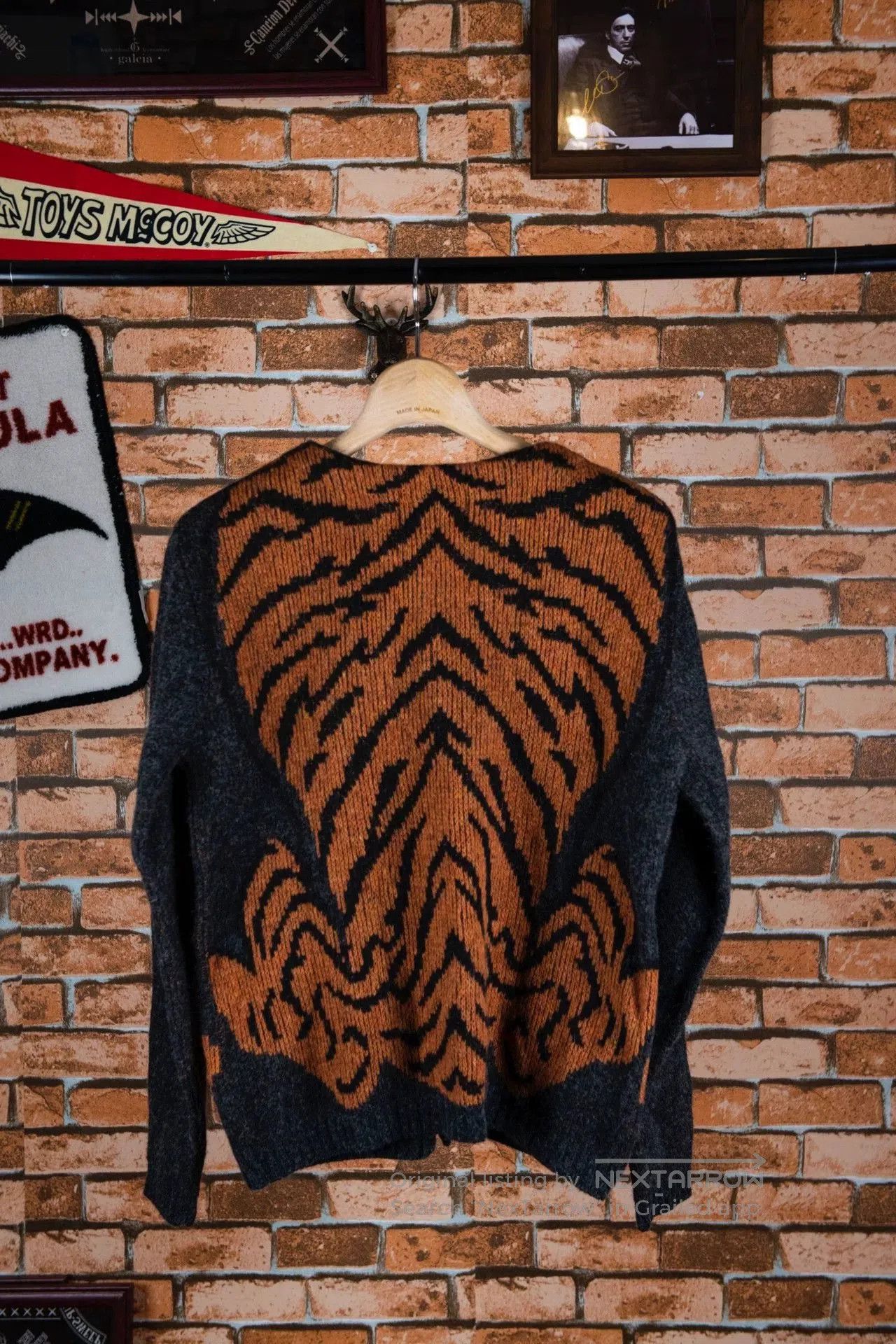Wacko Maria Weirdo Tiger Cardigan Classic Design. Size US M / EU 48-50 / 2 - 2 Thumbnail