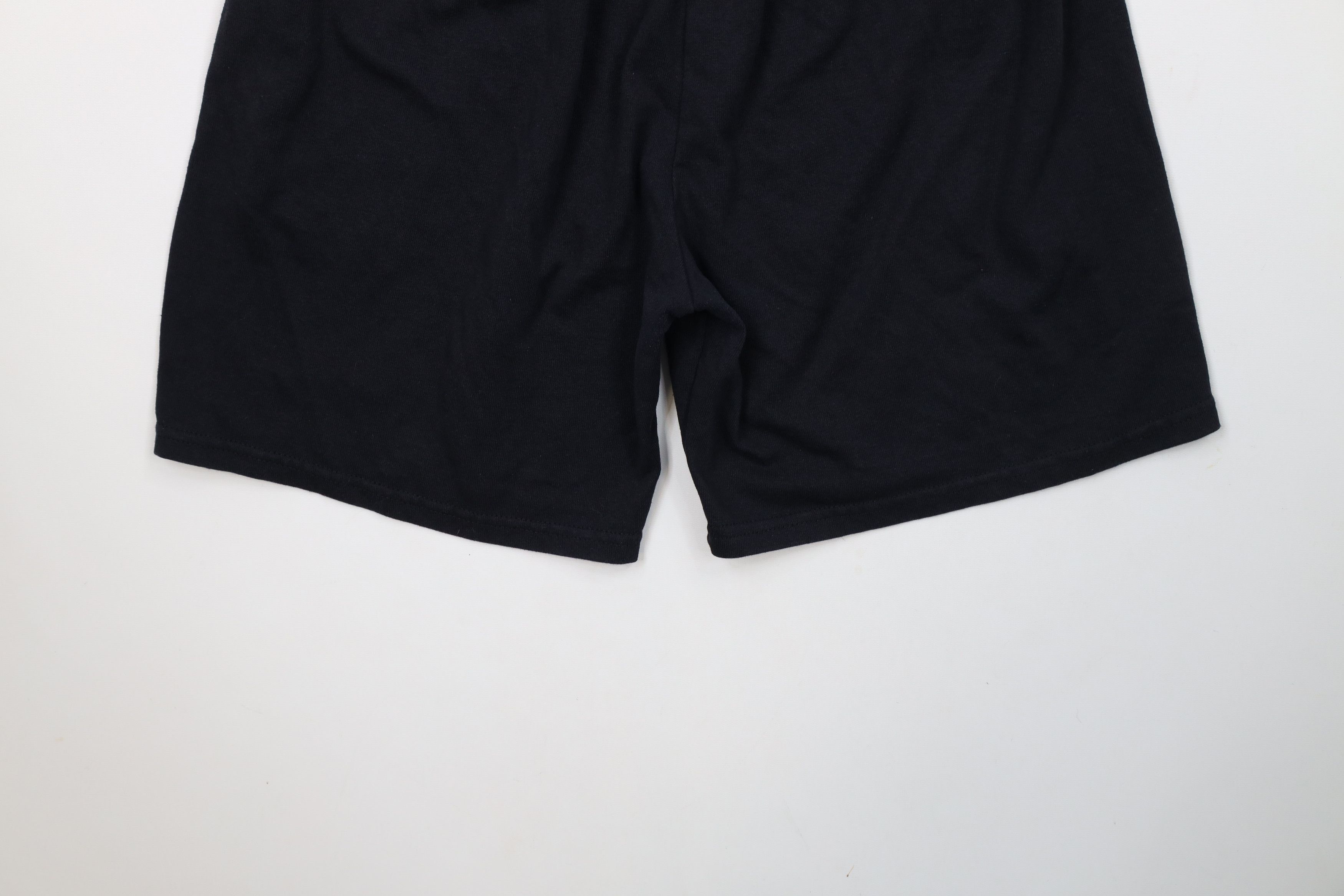 Champion × Vintage Vintage 90s Champion Spell Above Knee Shorts Black Cotton Size US 34 / EU 50 - 13 Thumbnail