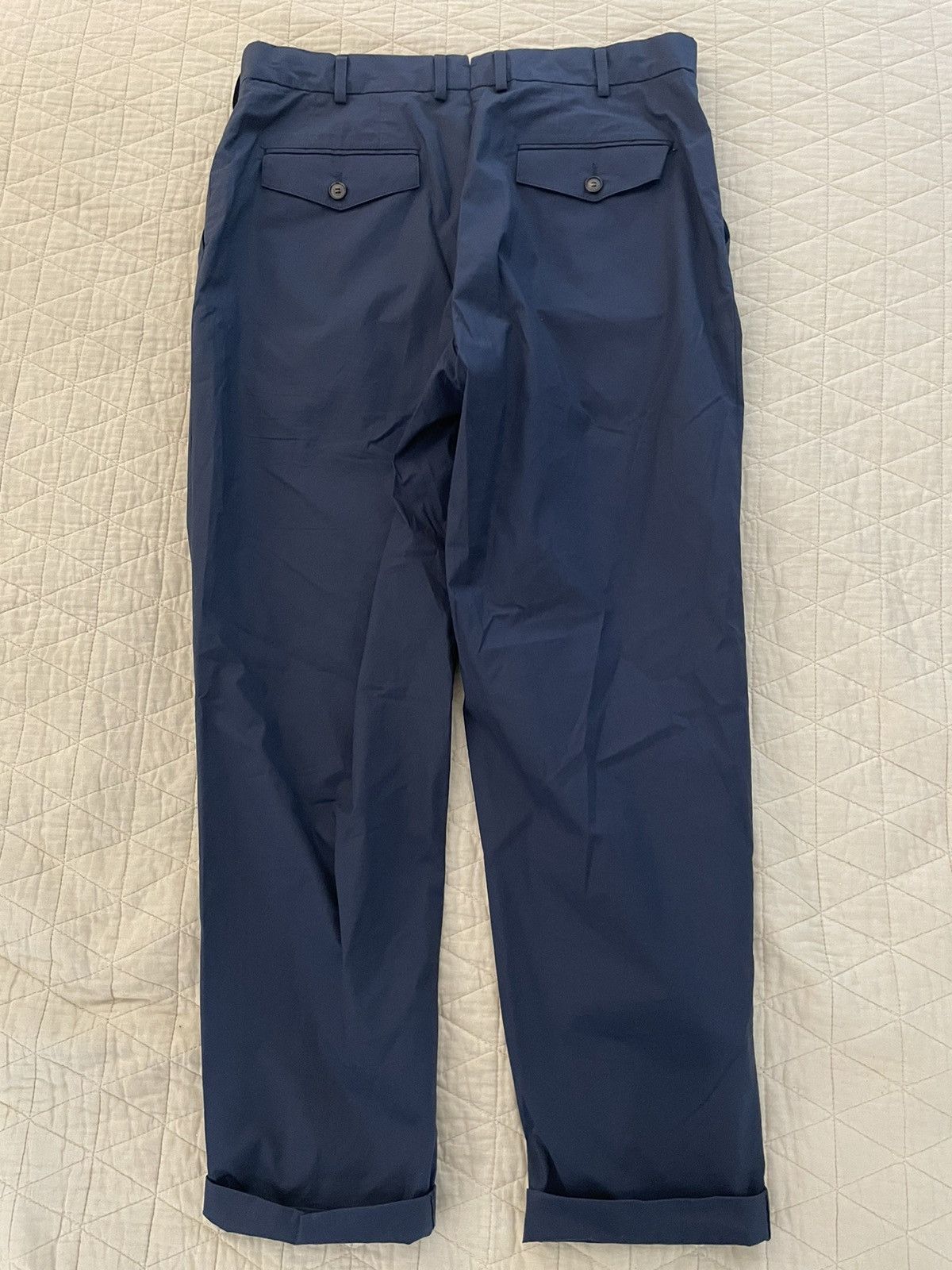 Suitsupply Rolled Cuff Poplin Trouser Size US 32 / EU 48 - 8 Thumbnail