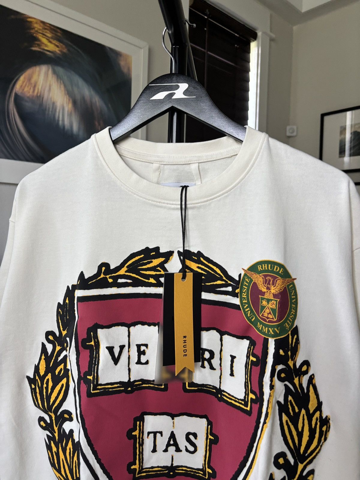 Rhude RHUDE RUNWAY UNIVERSITY LOGO TEE Size US M / EU 48-50 / 2 - 4 Thumbnail