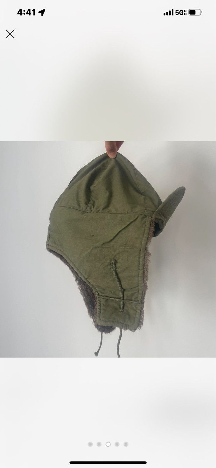 Vintage khaki and military hat Size ONE SIZE - 3 Thumbnail