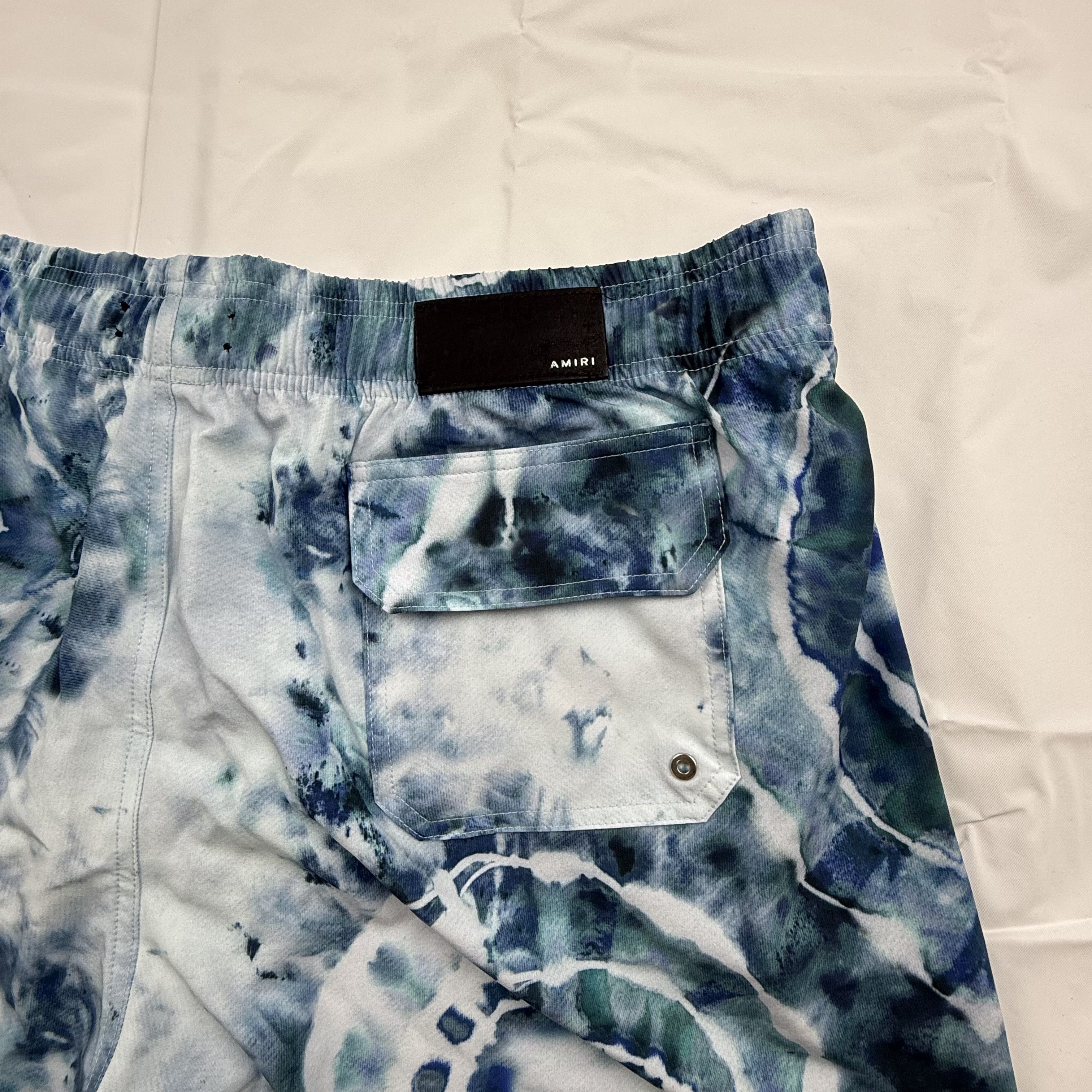 Amiri Amiri Zig Zag Swim Trunks Black Mens Large Size US 44 / EU 60 - 8 Thumbnail