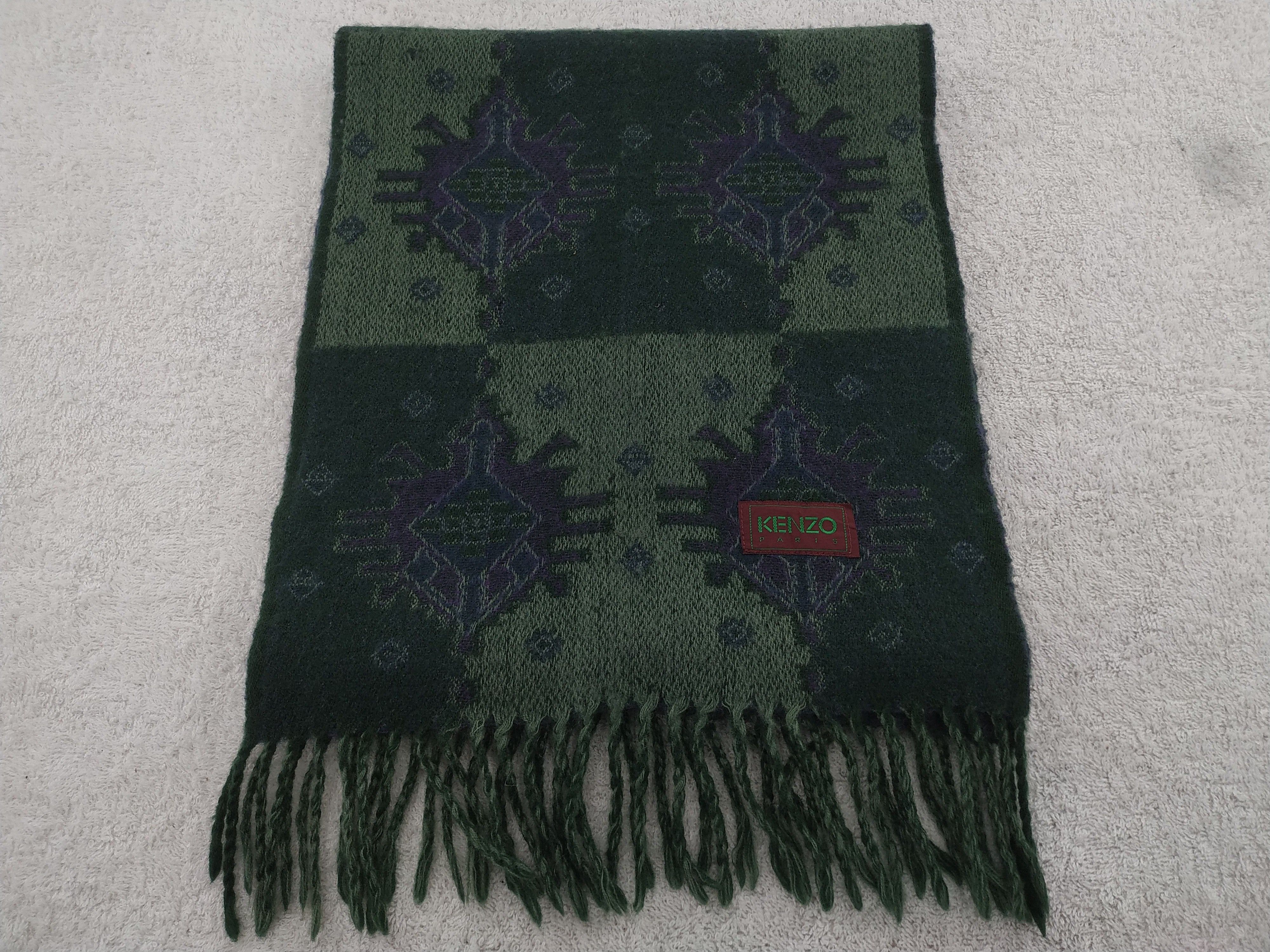 Kenzo × Vintage Kenzo Scarf / Muffler / Neckwear - WW576 Size ONE SIZE - 1 Thumbnail