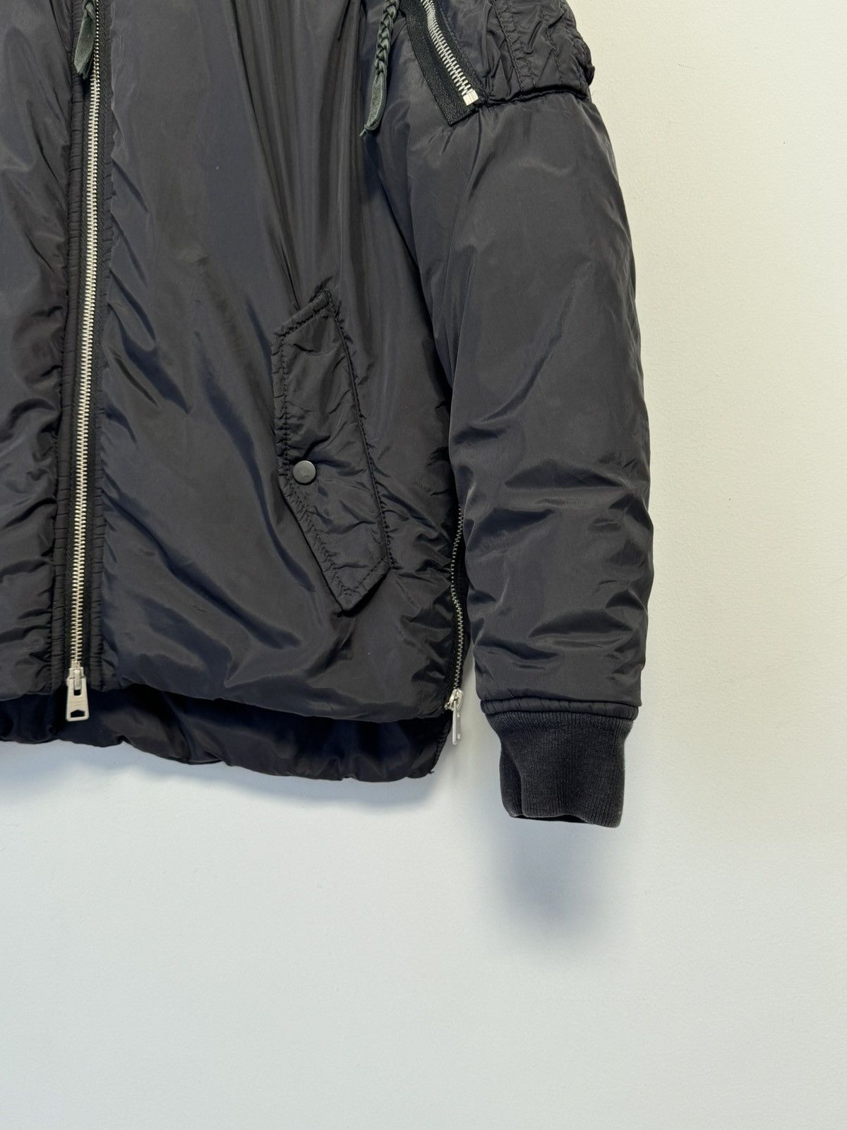 Allsaints Allsaints Women’s Bomber Jacket Avant Garde Y2K Style Size S / US 4 / IT 40 - 7 Thumbnail