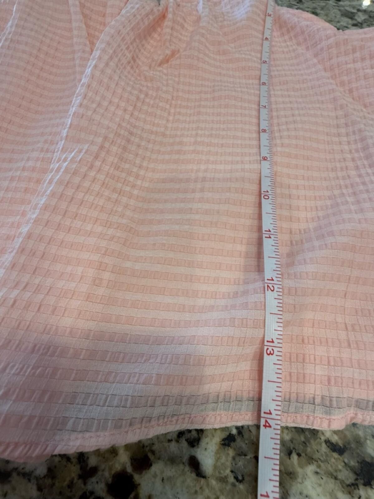 Other Banana Republic Factory pink flouncy crop tank top SZ LG Size L / US 10 / IT 46 - 12 Thumbnail