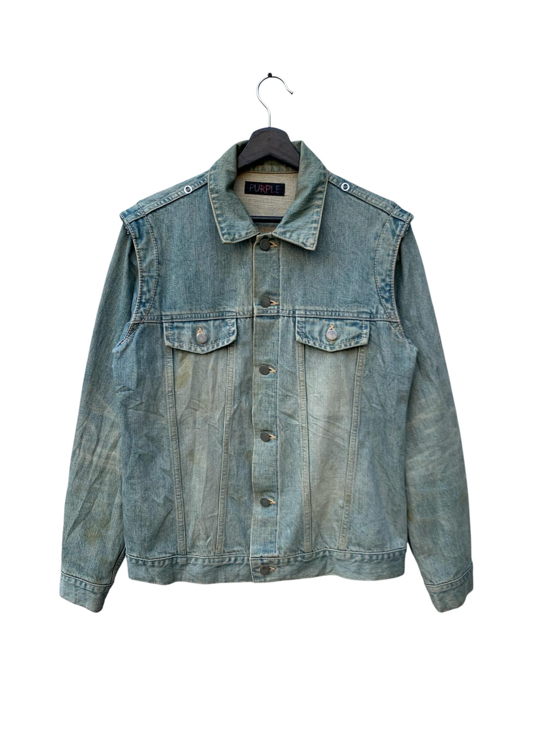 Purple Brand Purple Denim Jacket Size US M / EU 48-50 / 2 - 1 Thumbnail