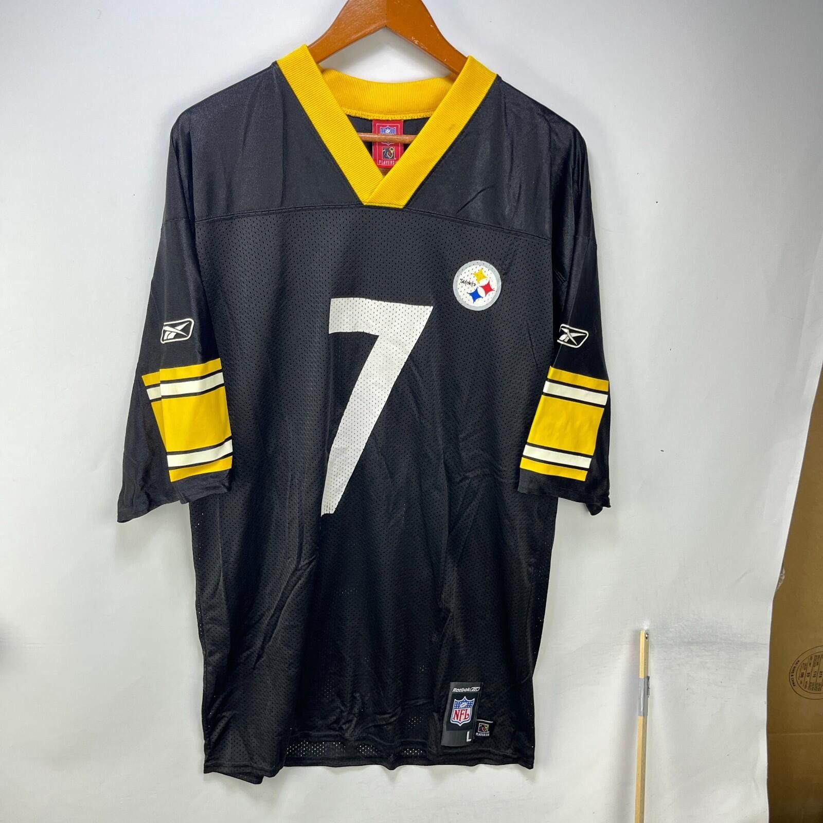Reebok Vintage Pittsburgh Steelers Ben Roethlisberger Jersey Large Size ONE SIZE - 1 Thumbnail