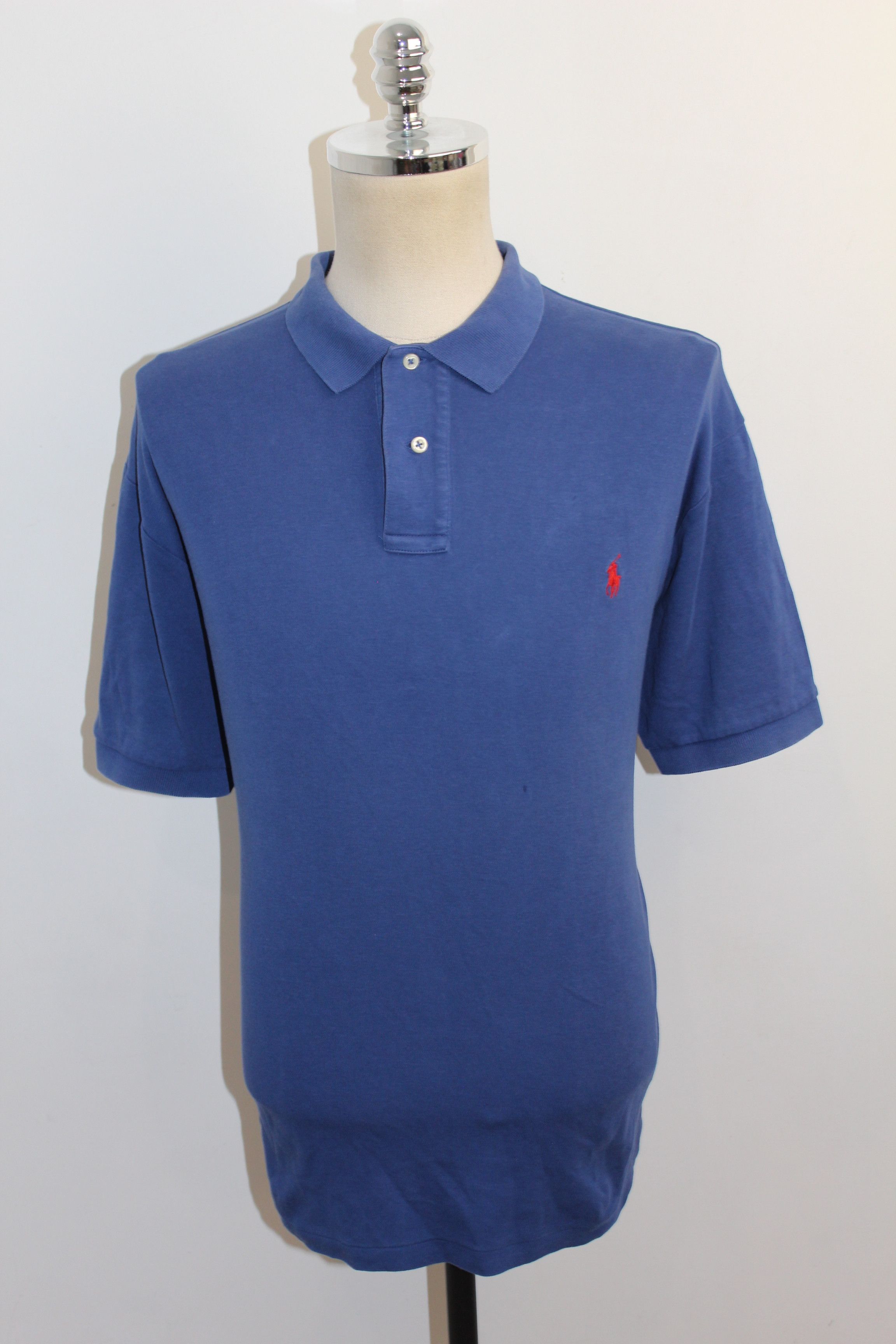 Polo Ralph Lauren RALPH LAUREN Short Sleeve Blue Polo Shirt Size US XXL / EU 58 / 5 - 1 Thumbnail