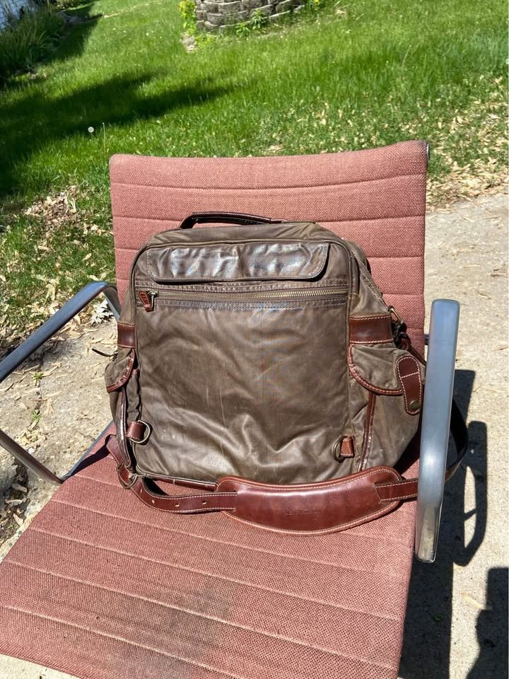 Other Vintage Korchimar Waxed Canvas/Leather Messenger Bag Size ONE SIZE - 4 Thumbnail