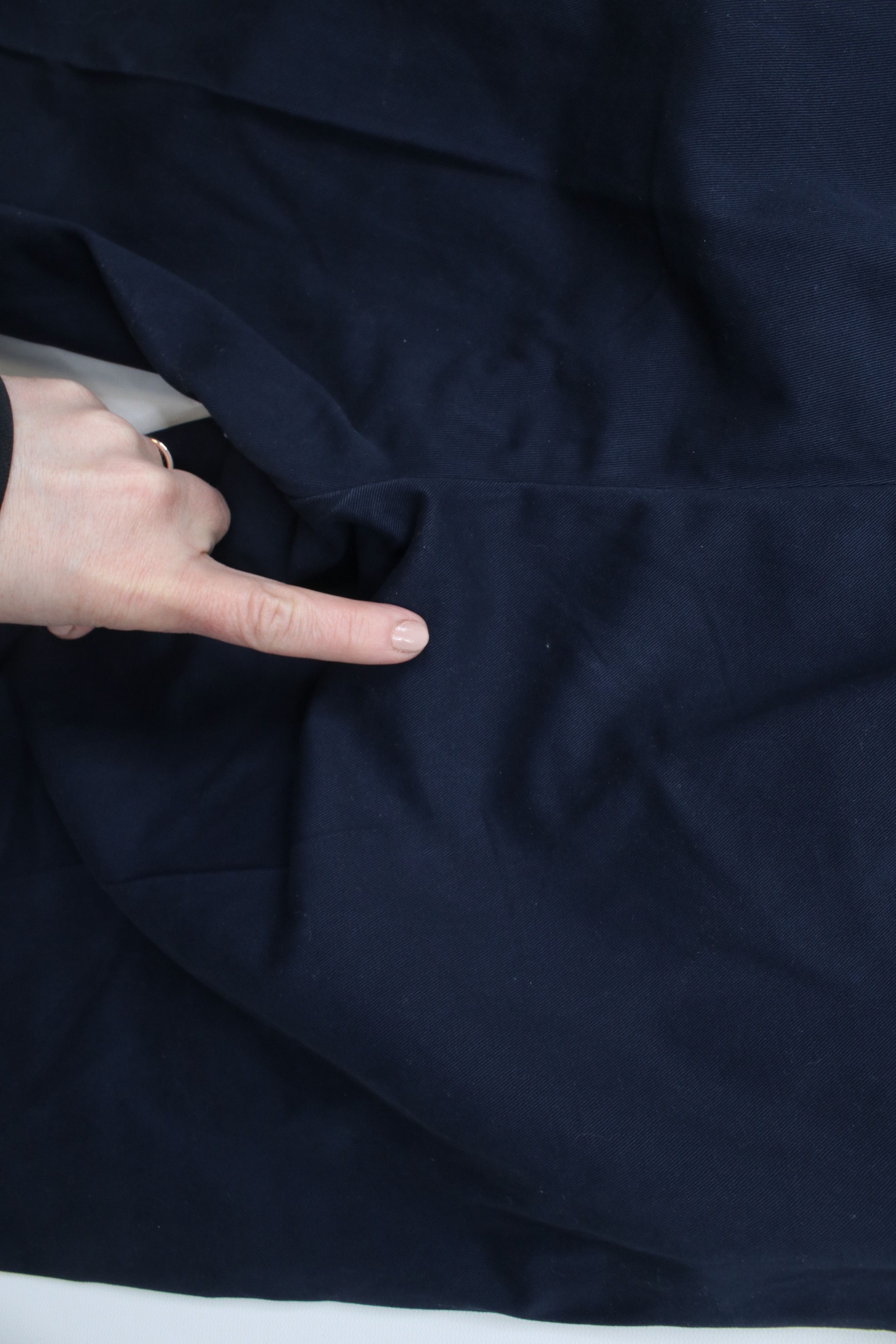 Vintage 90s Ralph Lauren Leg Chino Pants Blue Cotton