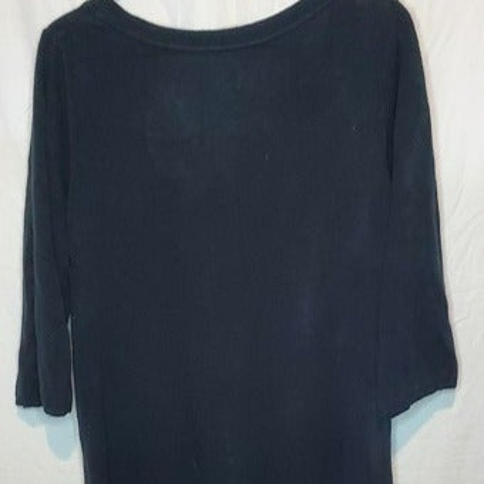 Avenue Women's Avenue Black Sweater Blouse Size 18/20 Size XXL / US 16-18 / IT 52-54 - 4 Thumbnail