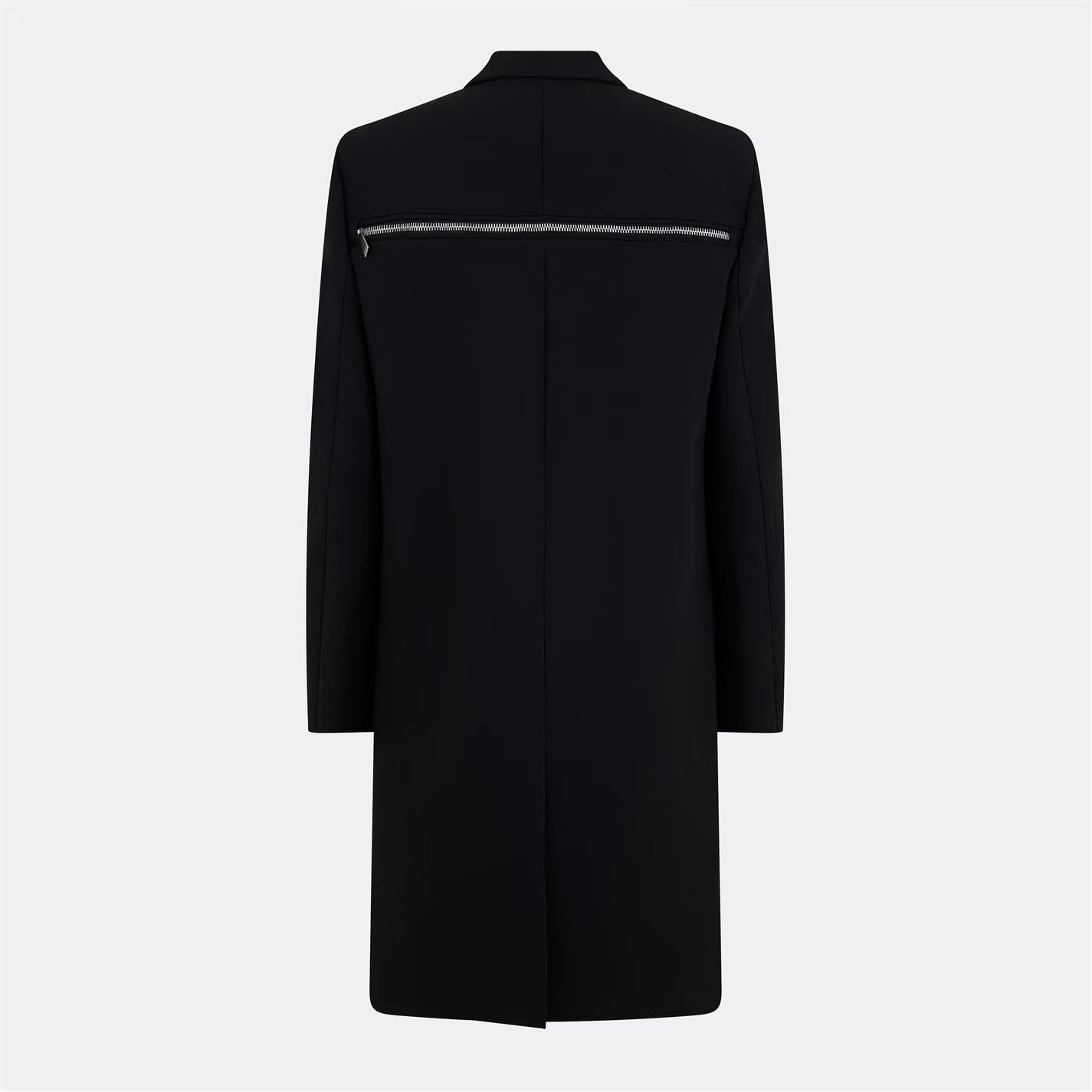Off-White o1g2r1mq0326 Structured Modern Cut Overcoat in Black Size US S / EU 44-46 / 1 - 2 Thumbnail