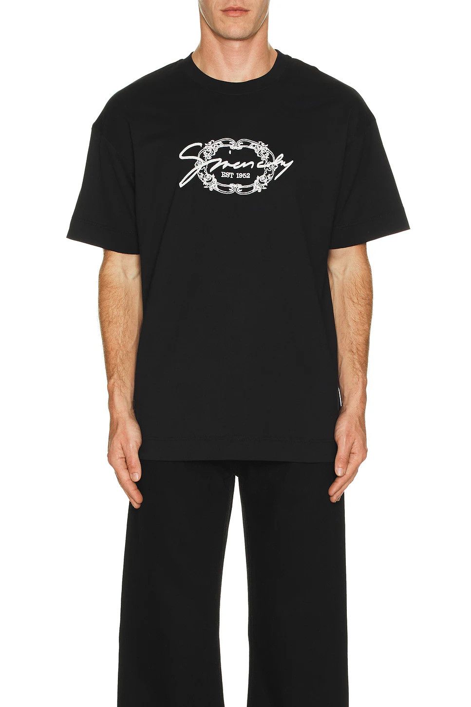 Givenchy o1n1vont0326 Regular Fit Tee in Black Size US XL / EU 56 / 4 - 4 Thumbnail