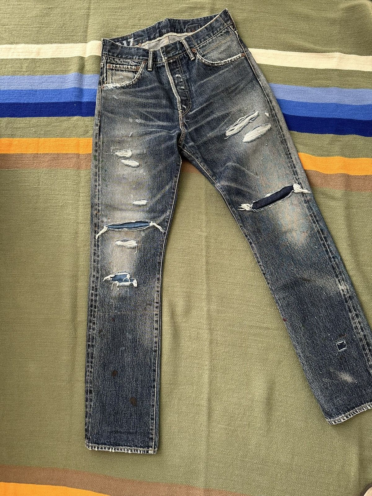 image of Visvim 16D17 Denim in Indigo, Men's (Size 30)