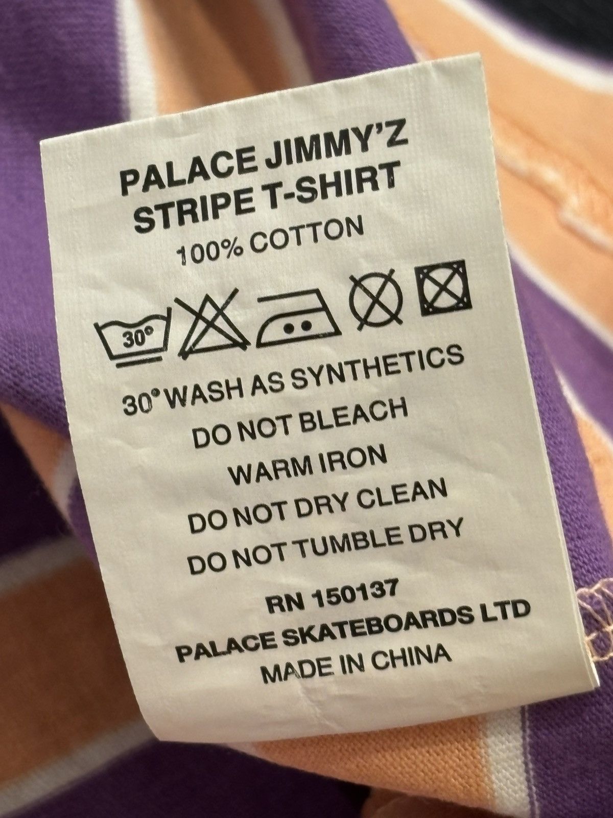 Palace Palace Jimmyz Stripe Tee Size US XL / EU 56 / 4 - 6 Thumbnail