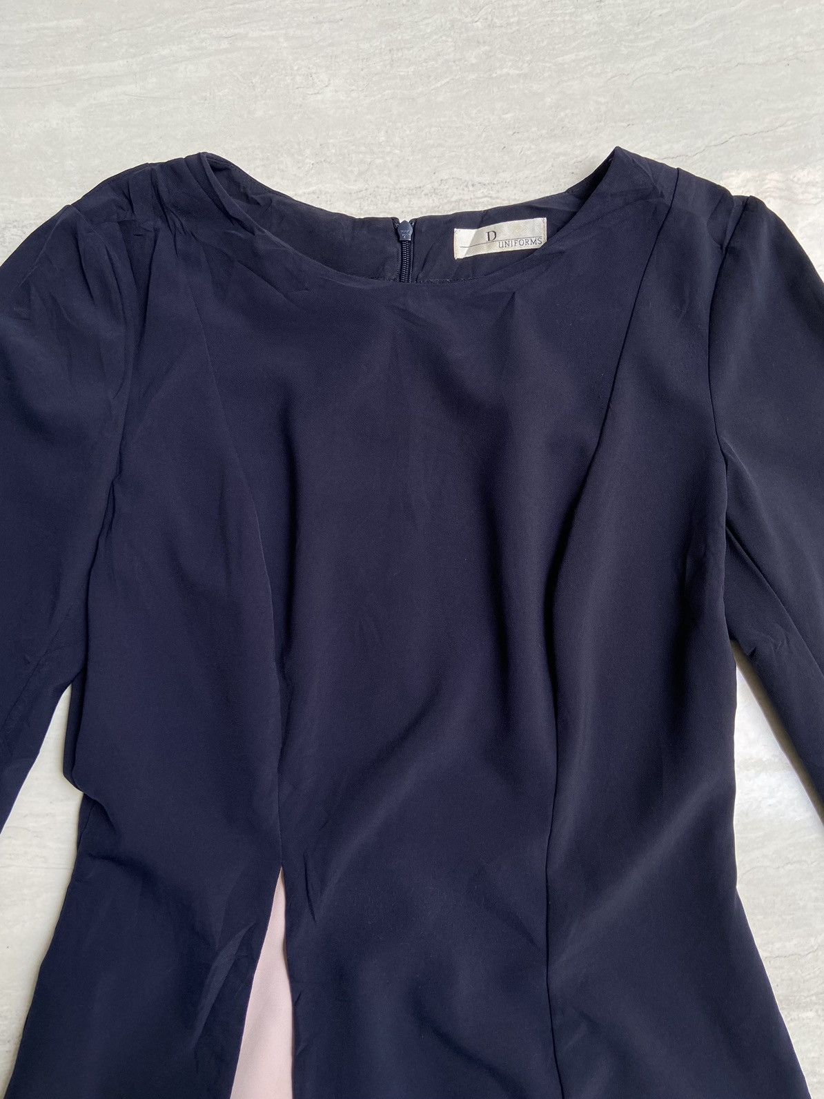Dior D UNIFORMS Navy Blouse Size XS / US 0-2 / IT 36-38 - 3 Thumbnail