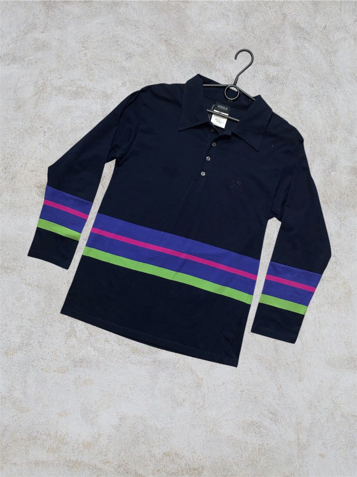 Versus Versace vintage polo long sleeve rare Size XS