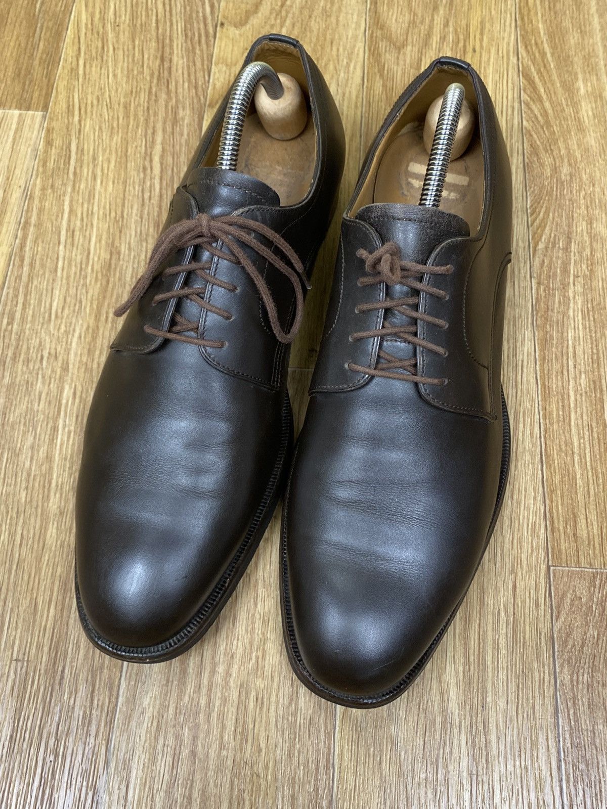 Bally Bally Brown Leather Swiss Made Derby Shoes Size US 10 / EU 43 - 2 Thumbnail