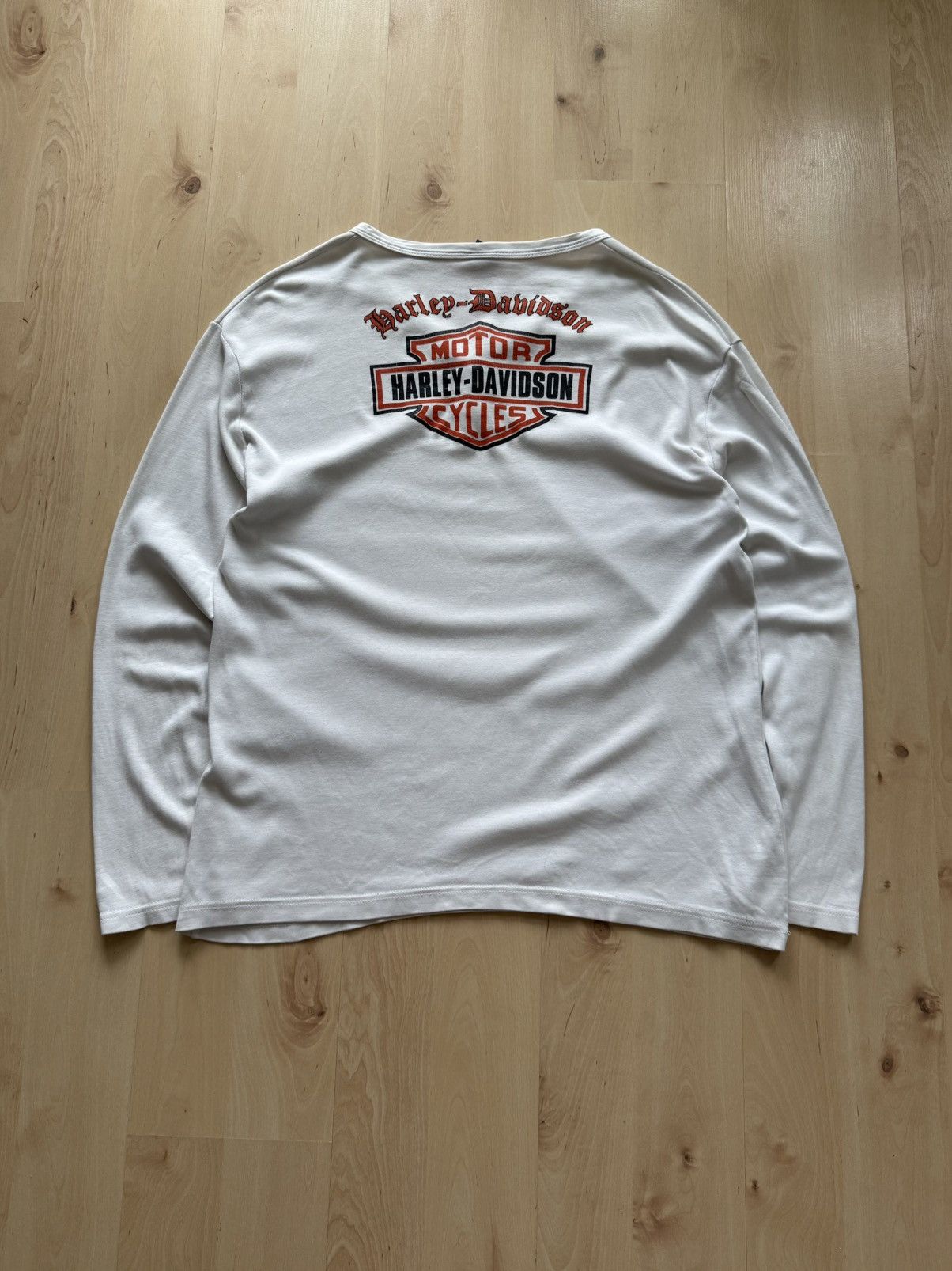 Harley Davidson Harley Davidson v neck long sleeve tshirt xxl Size US XXL / EU 58 / 5 - 1 Thumbnail