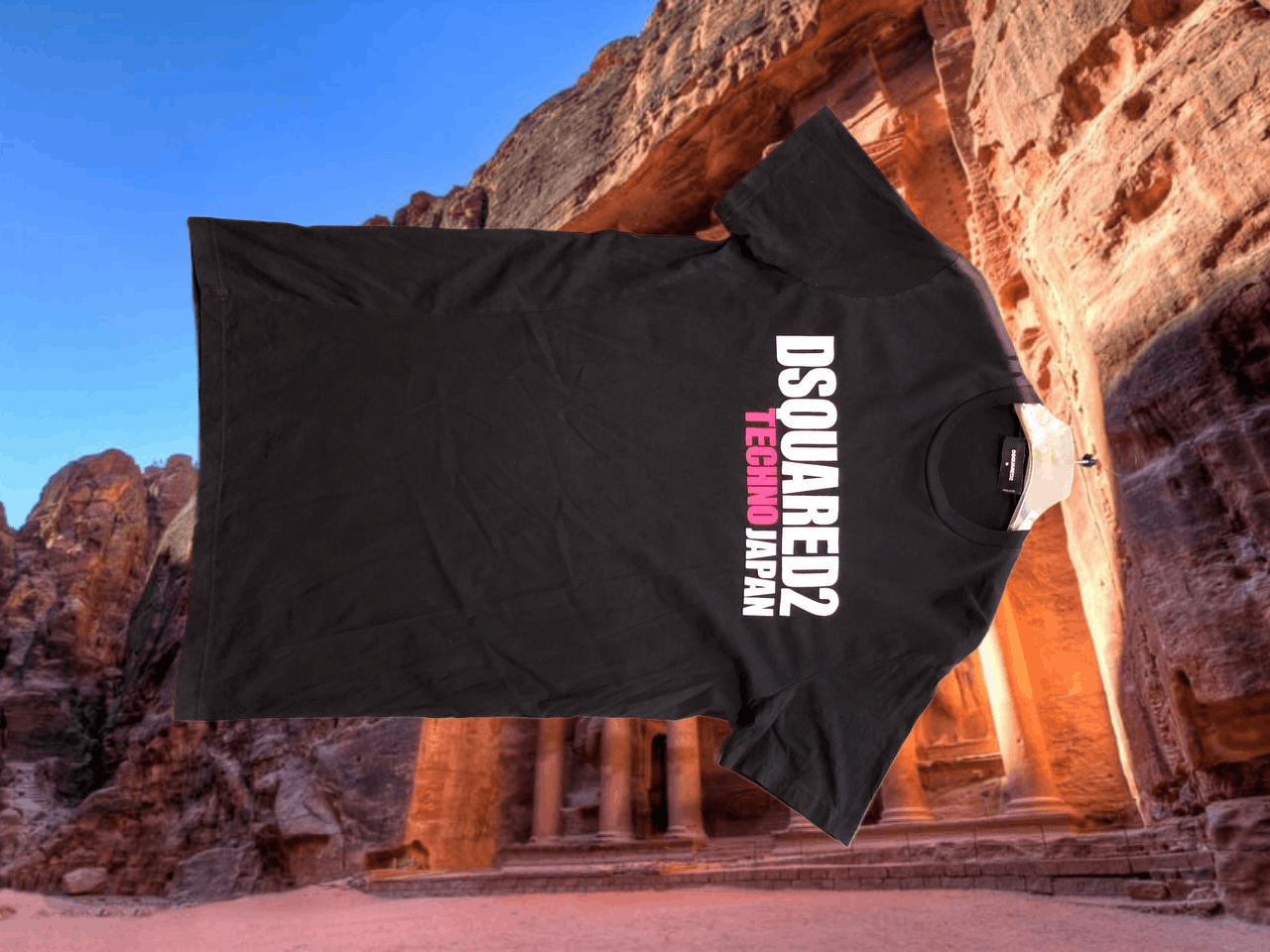 Dsquared2 Vintage T-Shirt DSQUARED2 crazy Y2K size M big logo black Size US M / EU 48-50 / 2 - 1 Thumbnail