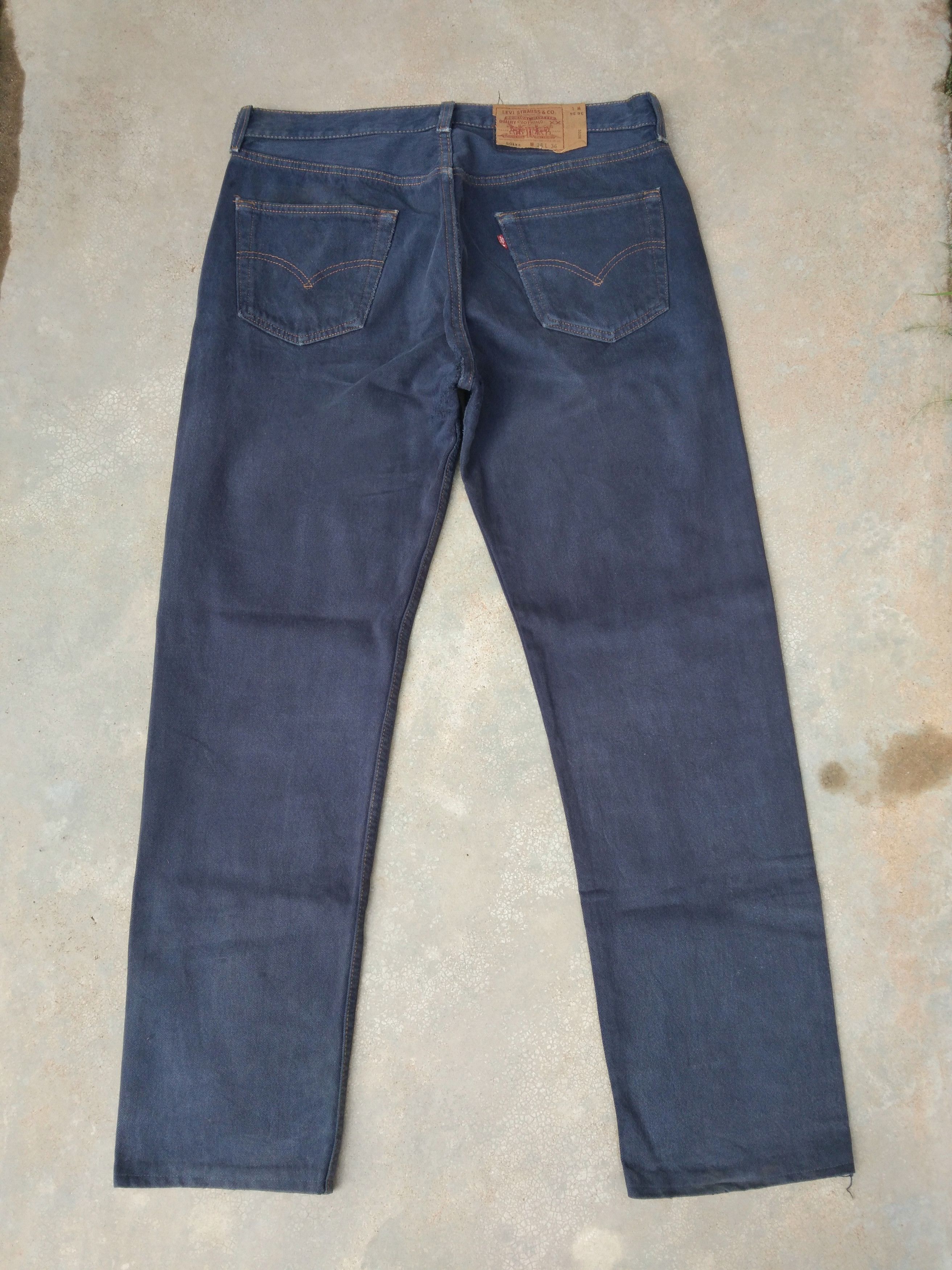 Levi's 90s Vintage Levi's 501 Made In USA Distressed Jeans 36x32 Size US 36 / EU 52 - 10 Thumbnail