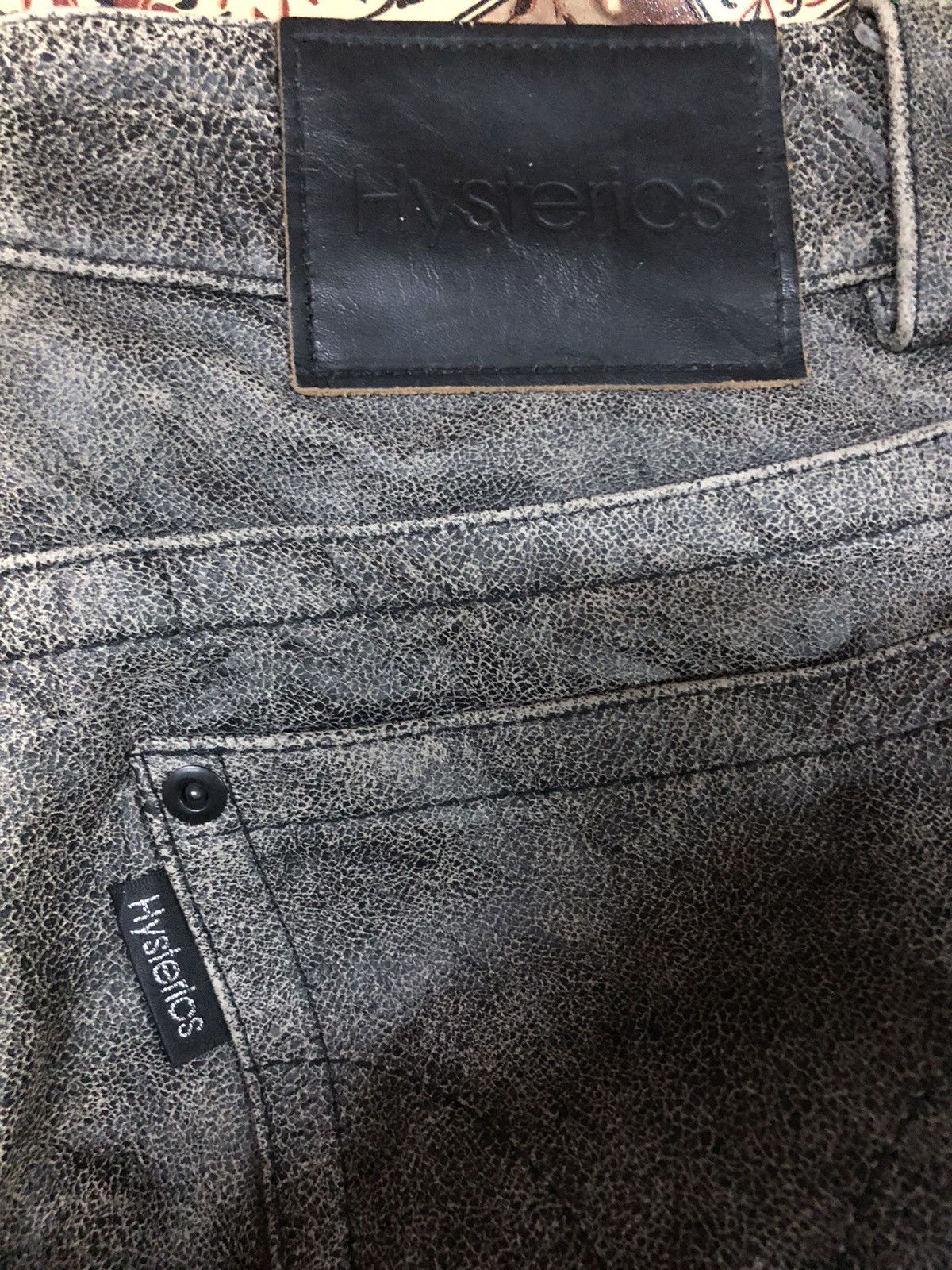 Hysteric Glamour × Leather × Vintage Hysteric Glamour Cowhide Boot Cut Pants Size 28" / US 6 / IT 42 - 5 Thumbnail