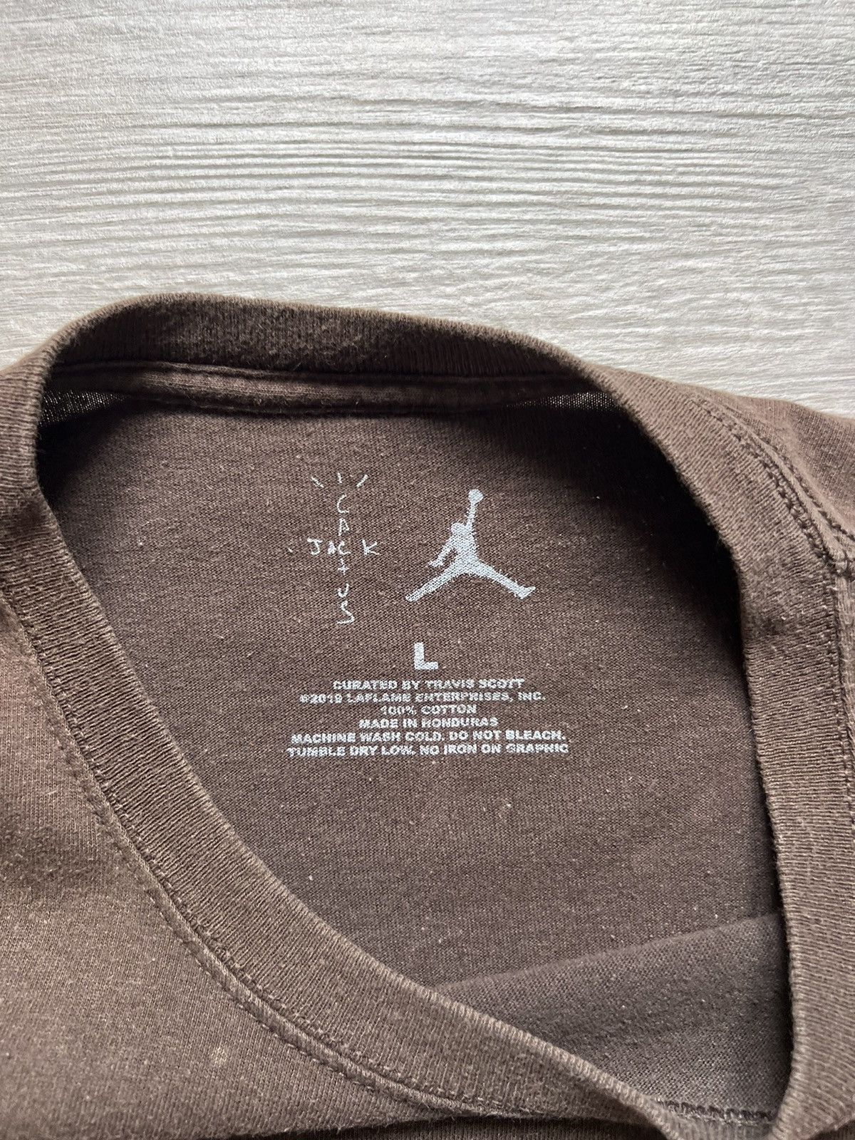 Jordan Brand × Travis Scott Travis Scott Jordan Cactus Jack Highest Tee Brown L Size US L / EU 52-54 / 3 - 6 Thumbnail