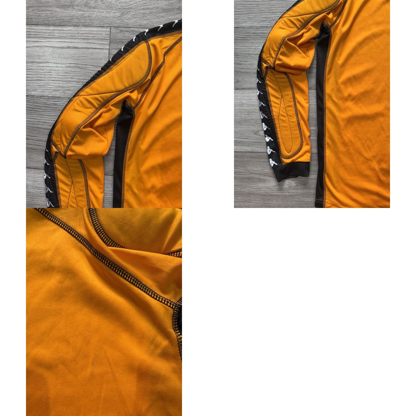Nike KAPPA Long Sleeve GK GOALKEEPER FOOTBALL SHIRT SOCCER JERSEY Orange M Shirt Mens Size US M / EU 48-50 / 2 - 10 Thumbnail