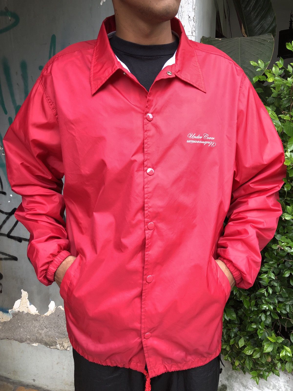 Japanese Brand × Jun Takahashi × Undercover UNDERCOVER COACH JACKET RED Size US L / EU 52-54 / 3 - 2 Thumbnail