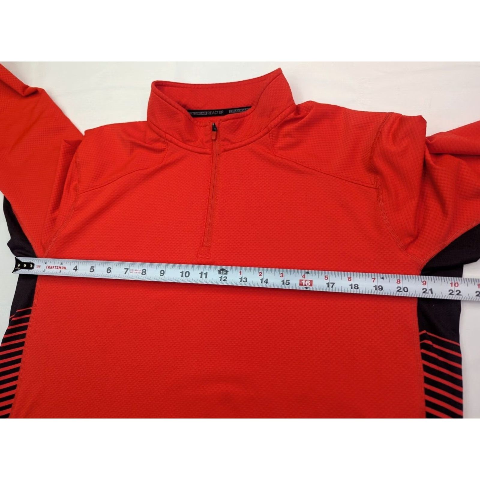 Under Armour Under Armour Cold Gear Reactor 1/4 Zip Pullover Men XL Long Sleeve Orange Shirt Size US XL / EU 56 / 4 - 7 Thumbnail