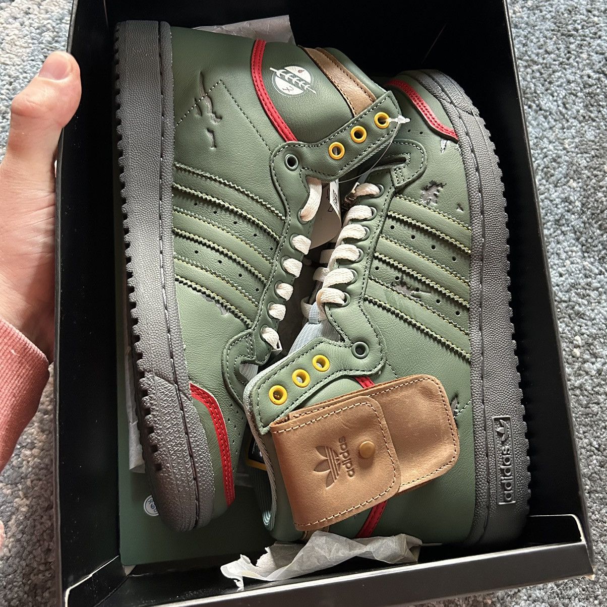 Adidas × Star Wars 2020 EMPiRE STRiKES BACK BOBA FETT TOP TEN Hi POUCH FZ3465 Size US 9 / EU 42 - 7 Thumbnail