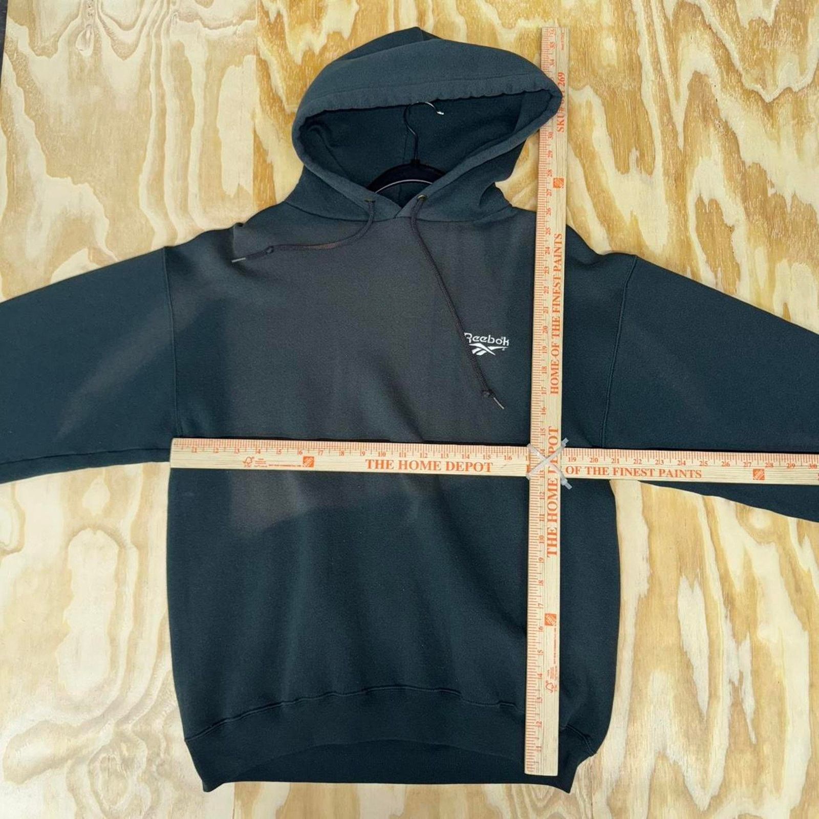 Reebok Large - Vintage y2k reebok essential green hoodie sweatshirt Size US L / EU 52-54 / 3 - 3 Thumbnail