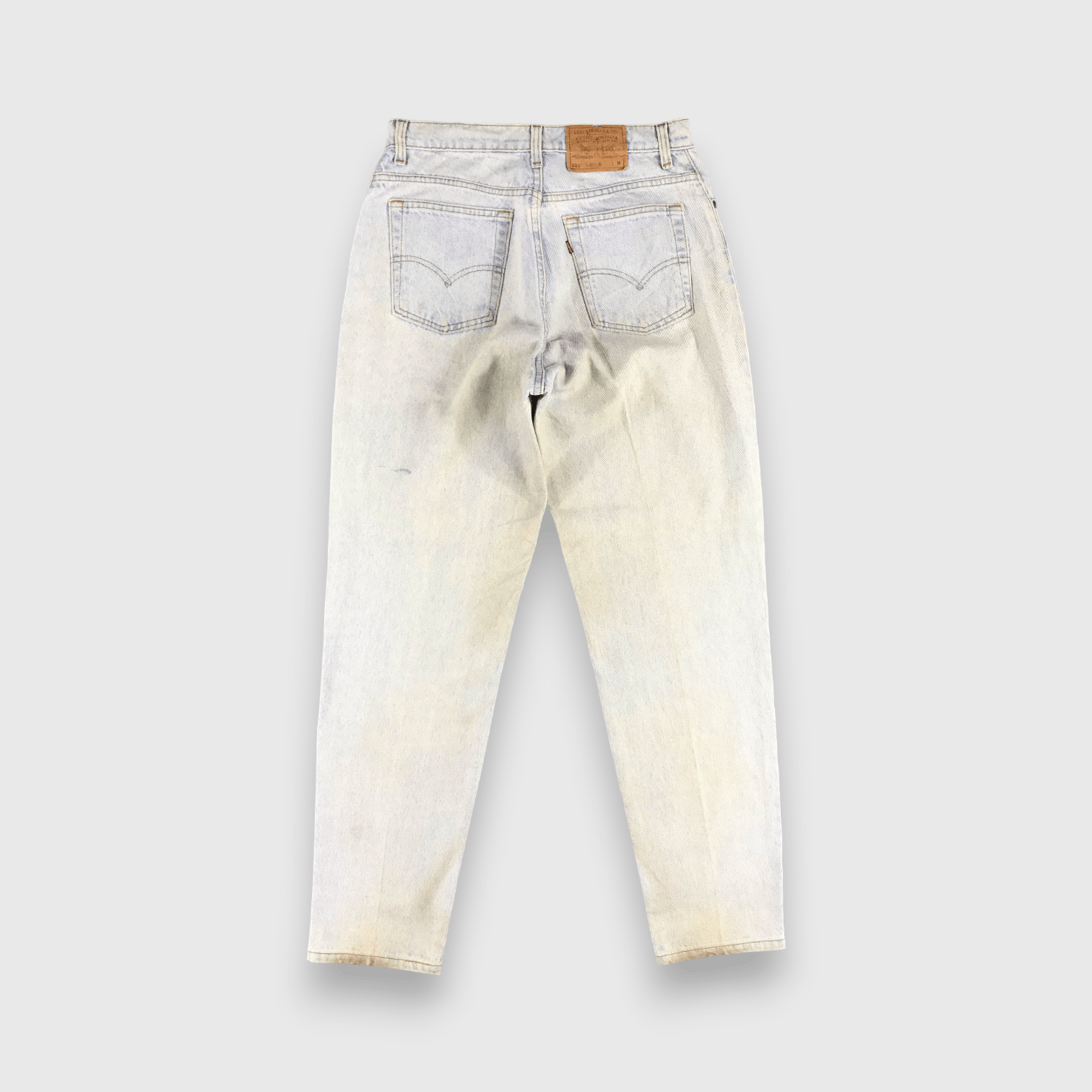 Levi's Vintage 90s Light Wash Levis 551 Jeans-J1581 Size US 33 - 2 Thumbnail