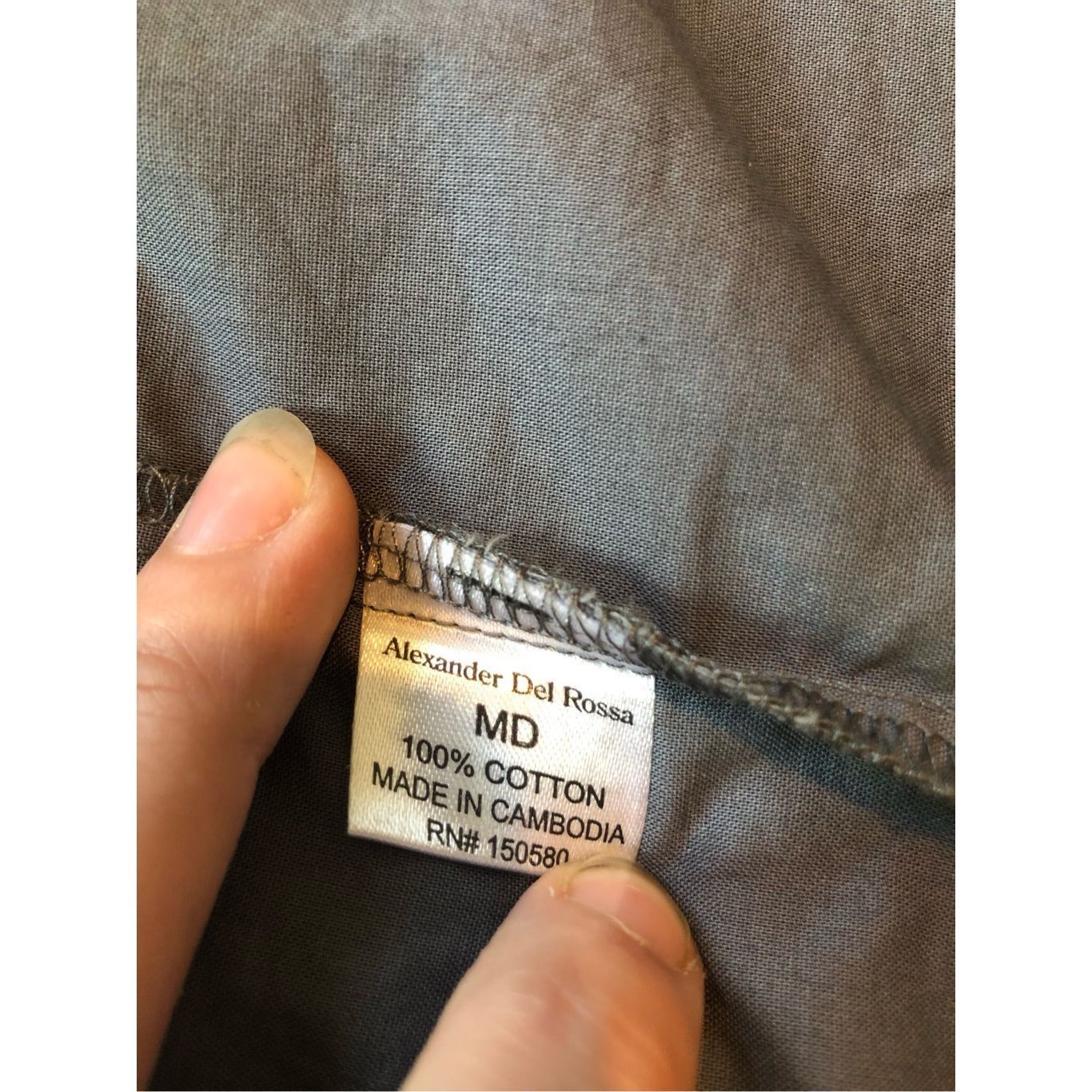 Other Alexander Del Rossa Men’s Gray Wrap Lightweight Trench Coat Size 32 - 5 Thumbnail