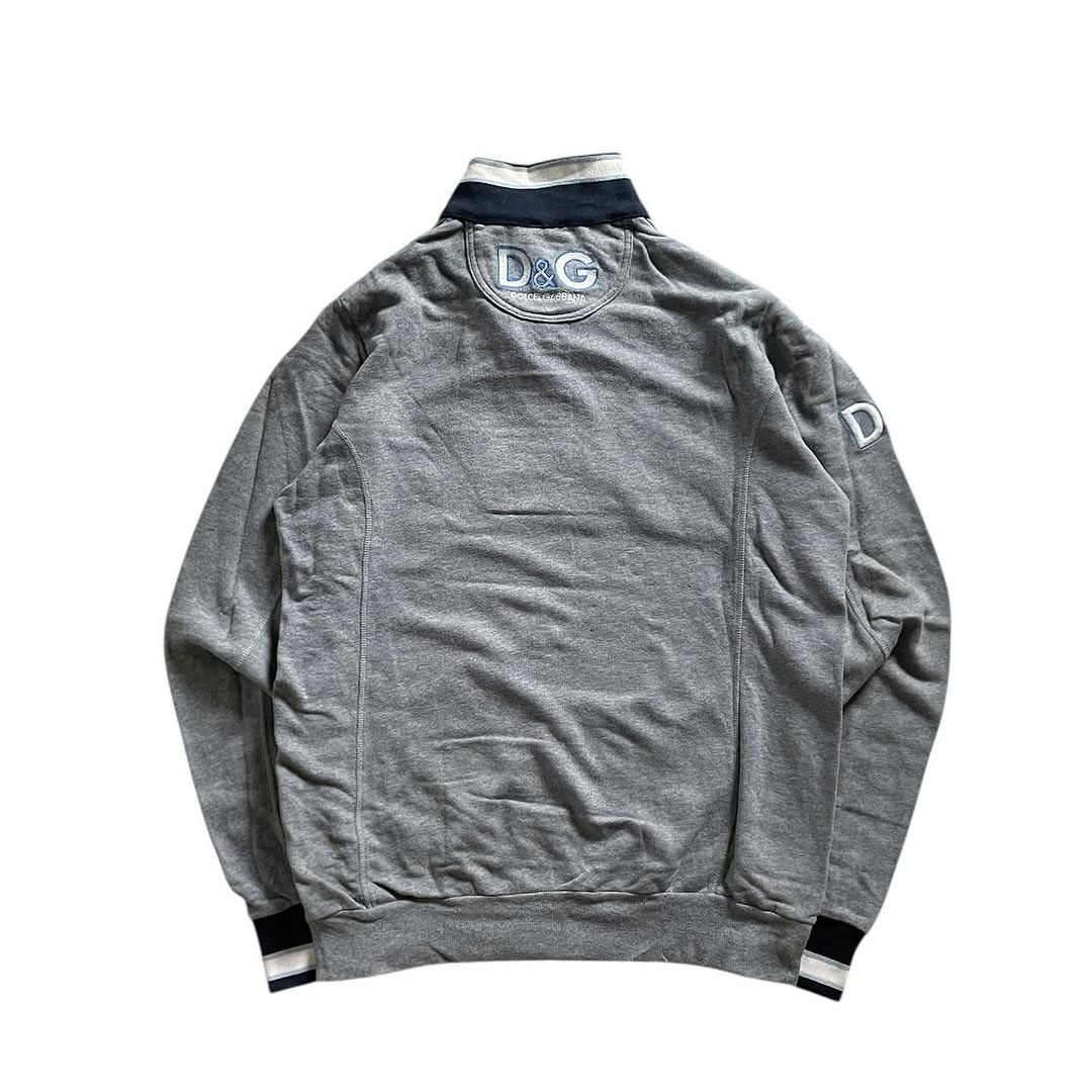 Dolce & Gabbana Vintage Dolce & Gabbana Quarter Zip Sweatshirt Size US L / EU 52-54 / 3 - 2 Thumbnail