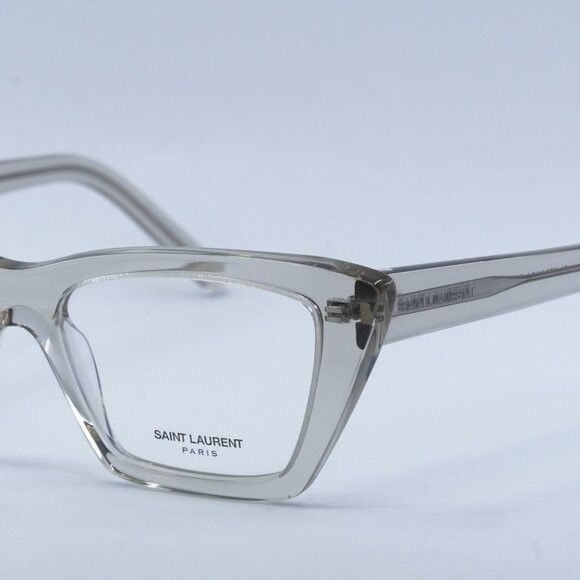 Saint Laurent Paris 🕶️ New Saint Laurent SL276 MICA OPT 005 Eyeglasses - Beige Size ONE SIZE - 4 Thumbnail