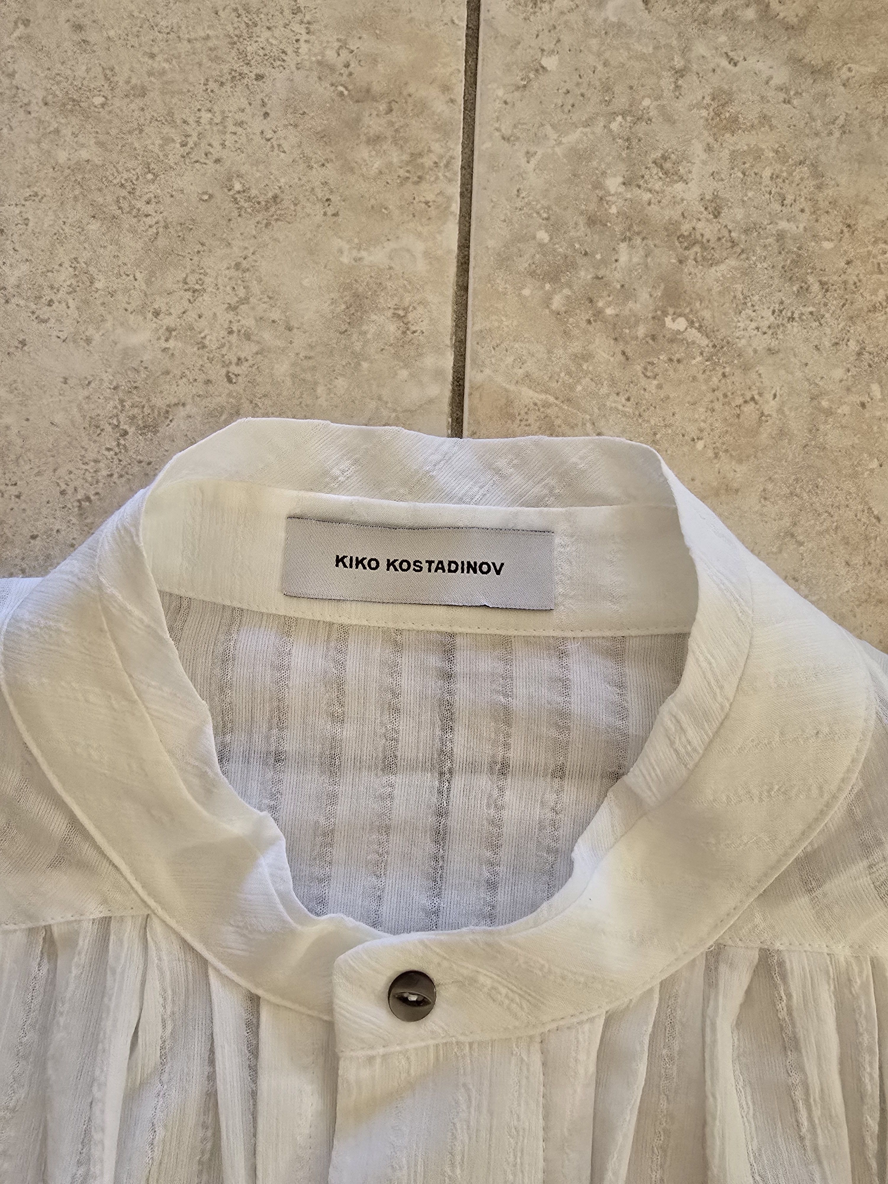 Kiko Kostadinov Kiko Kostadinov 00132022 Xolo White Castalia Shirt Size US M / EU 48-50 / 2 - 2 Thumbnail