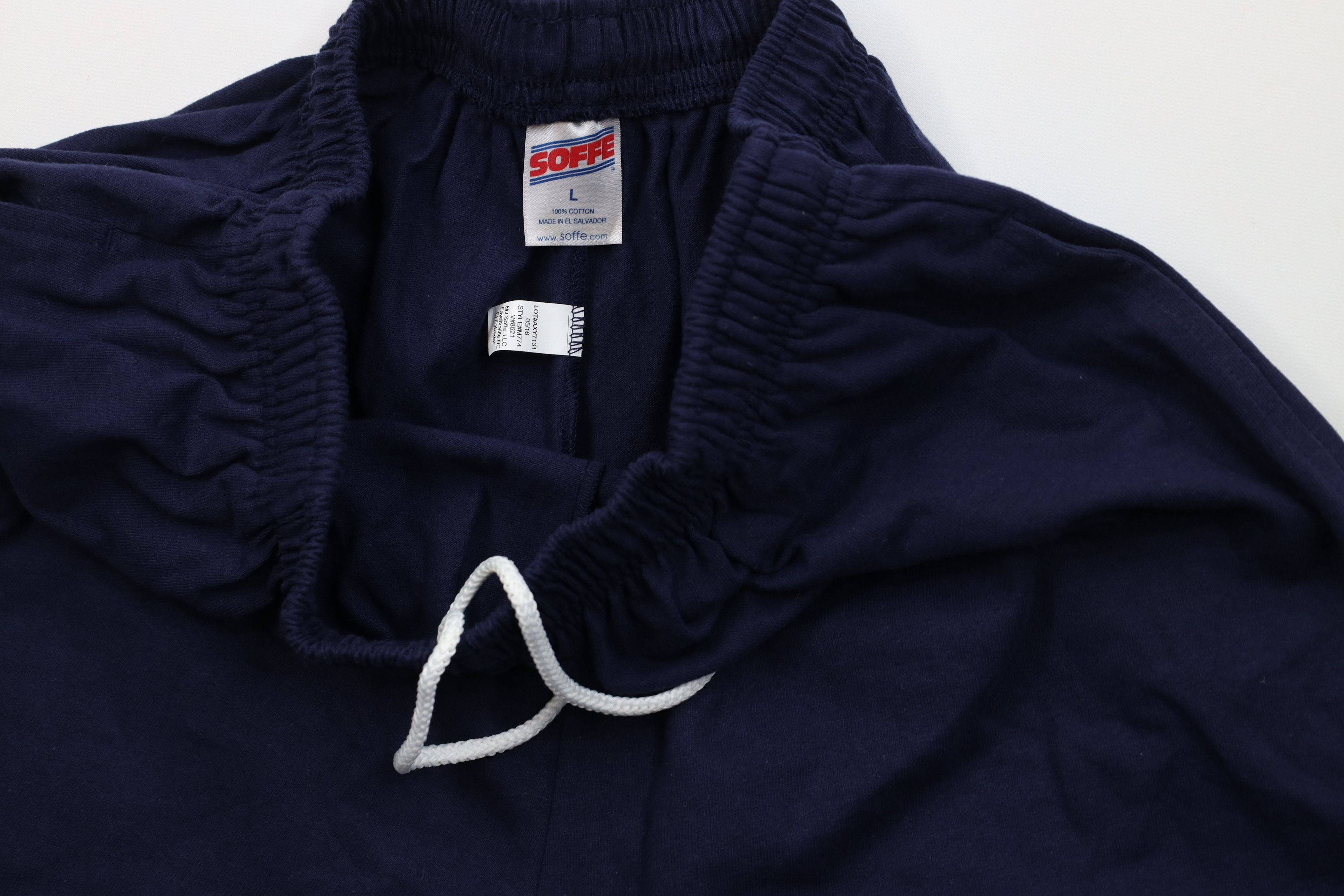 Vintage Vintage 90s Y2K Streetwear Heavyweight Cotton Shorts Blue Size US 34 / EU 50 - 6 Thumbnail
