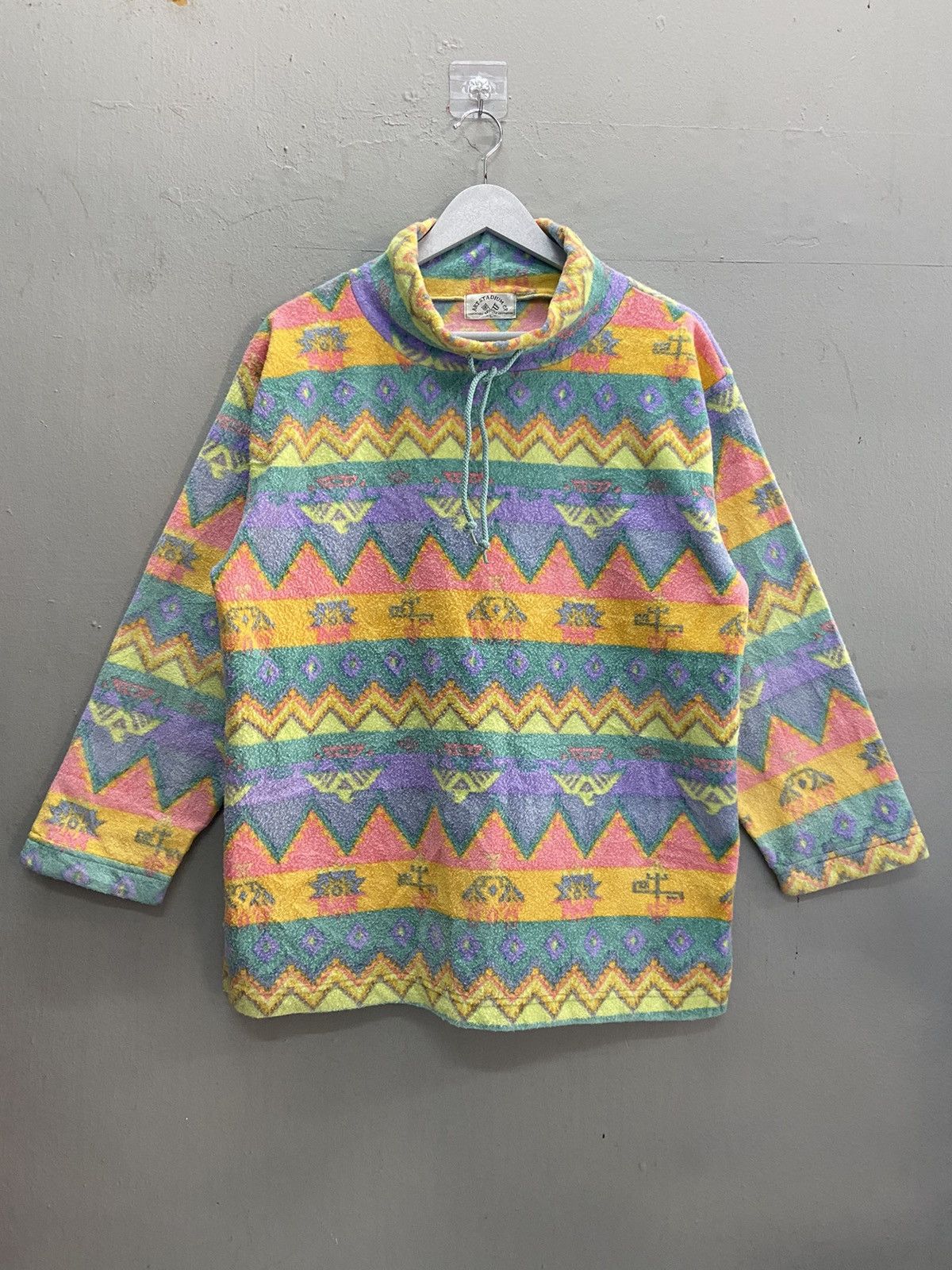 Japanese Brand ART STADIUM CP FLEECE SWEATER Size US L / EU 52-54 / 3 - 1 Thumbnail