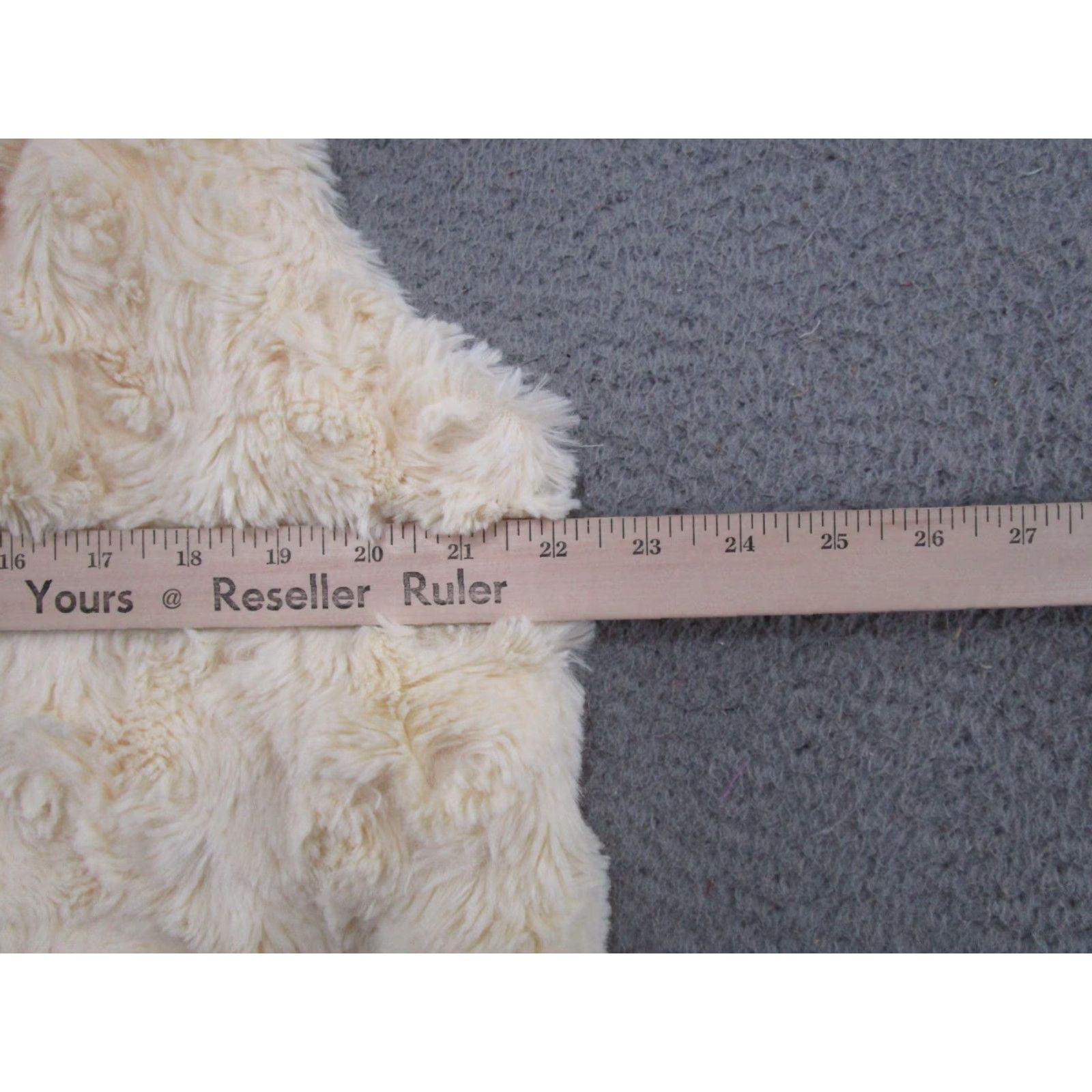 Vintage French Laundry Vest Women’s L Ivory Cream Faux Fur Pockets Open Front Size L / US 10 / IT 46 - 4 Thumbnail
