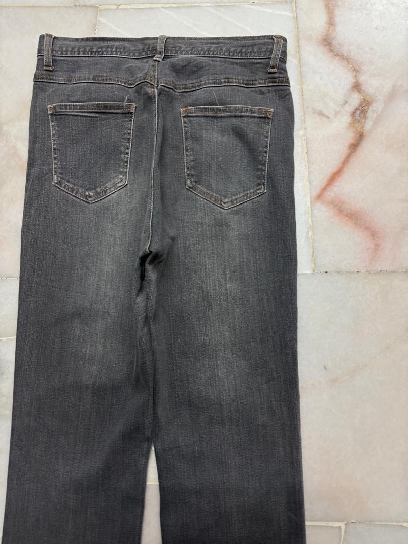 Japanese Brand 💥FLARED💥VINTAGE 90s STYLE JAPANEDE WHISKER BOOTCUT JEANS Size US 27 - 13 Thumbnail