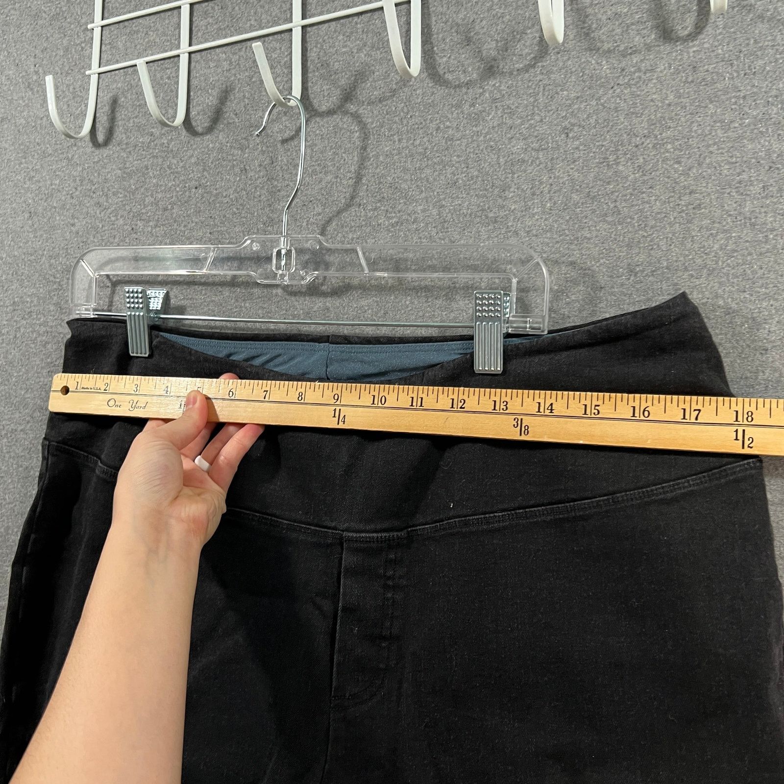 Other Women with Control Denim Tummy Control Pants Black Size 40" / US 18 - 9 Thumbnail