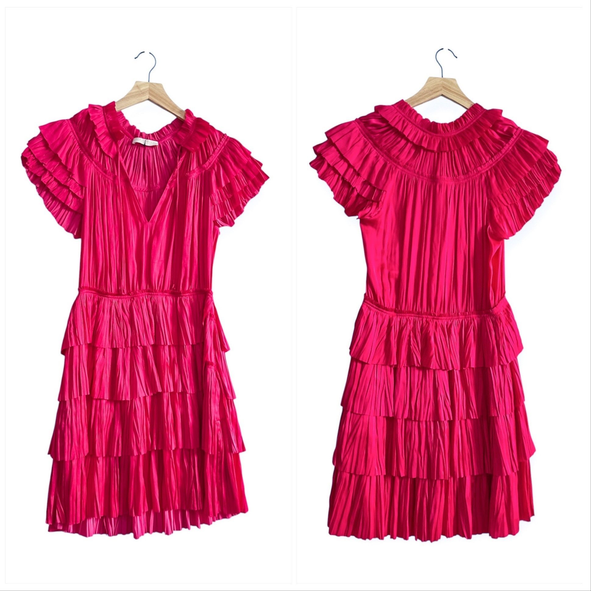 Ulla Johnson ULLA JOHNSON Vesna Mini Dress In Pink, Orchid, Size 4, New w Size S / US 4 / IT 40 - 15 Thumbnail