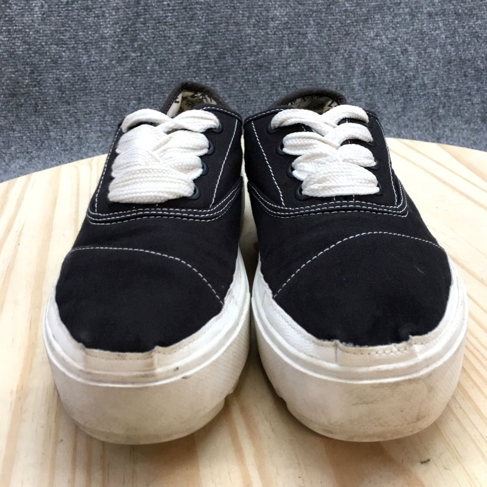 Toms TOMS Sneaker Women 8 Black Cordones Lace Up Platform Casual Comfort Size US 8 / IT 38 - 6 Thumbnail