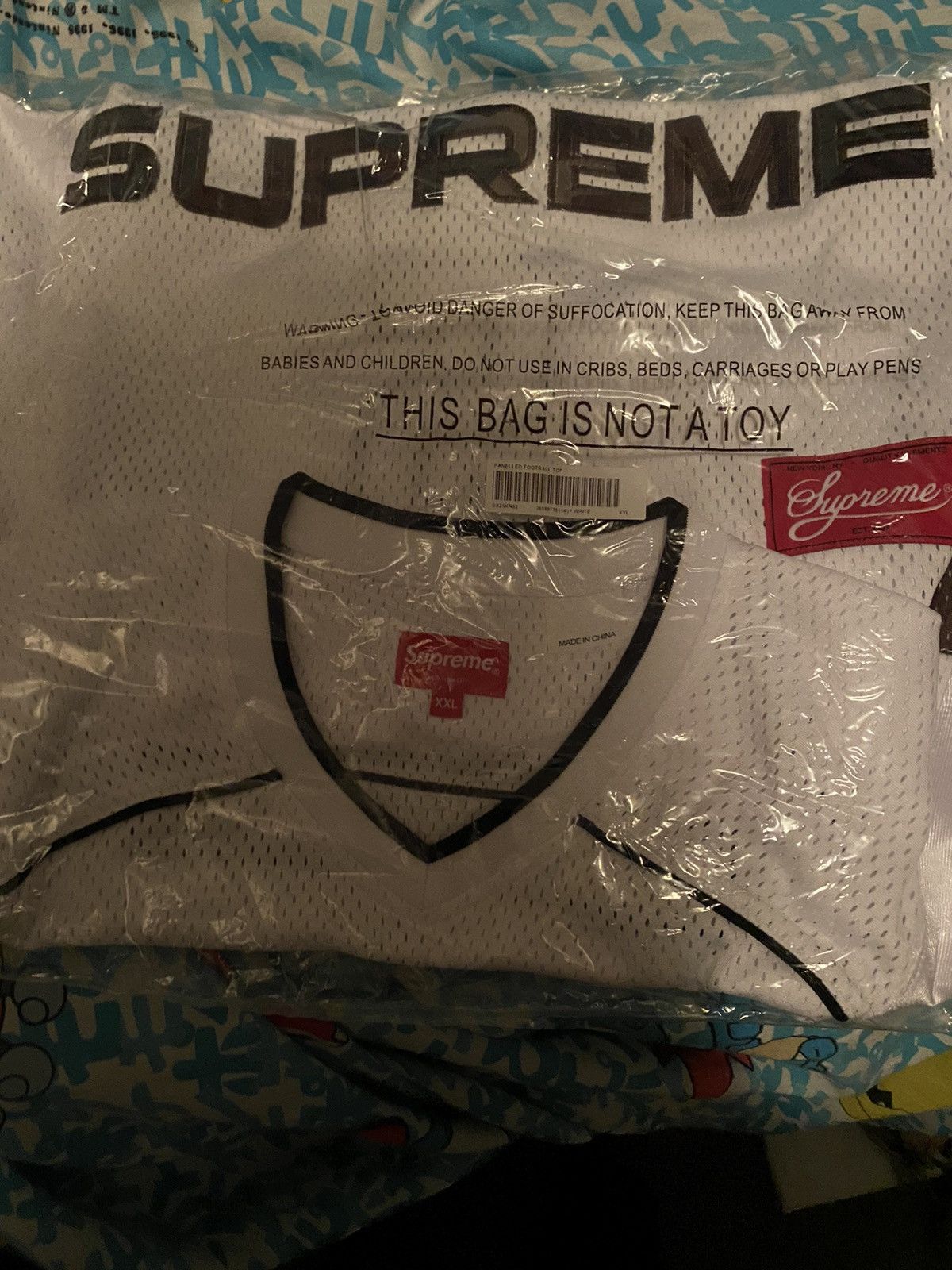 Supreme Supreme Perfect Season Football Jersey White Camo 2XL Size US XXL / EU 58 / 5 - 5 Thumbnail