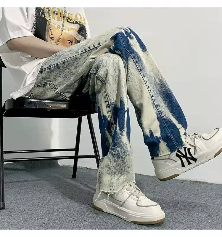 Japanese Brand × Vintage blacked-out jeans Size US 36 / EU 52 - 1 Thumbnail